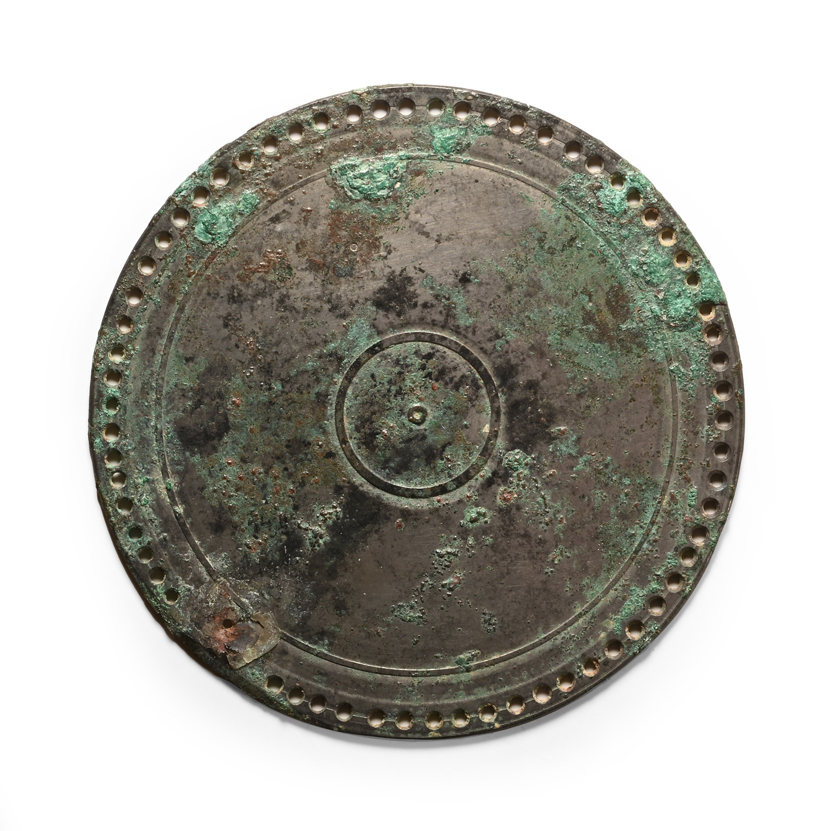Roman Silvered Bronze Mirror