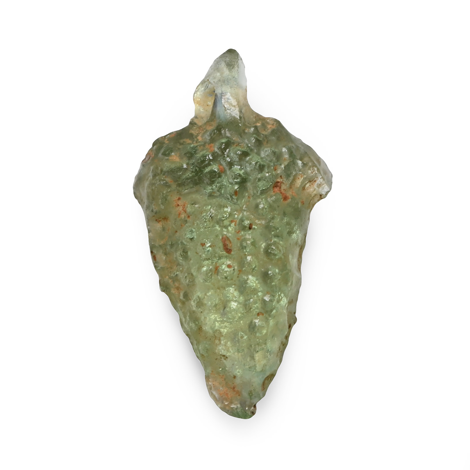 Roman Green Glass Grape Pendant