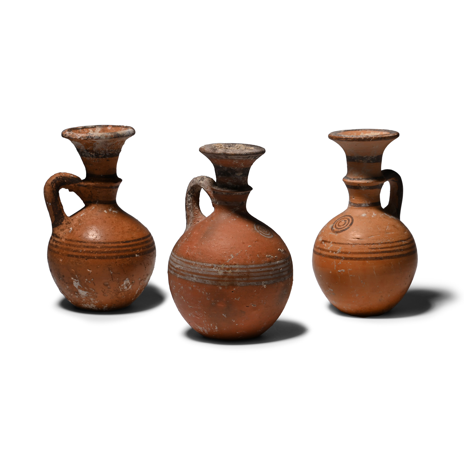 Cypriot Terracotta Miniature Jug Group