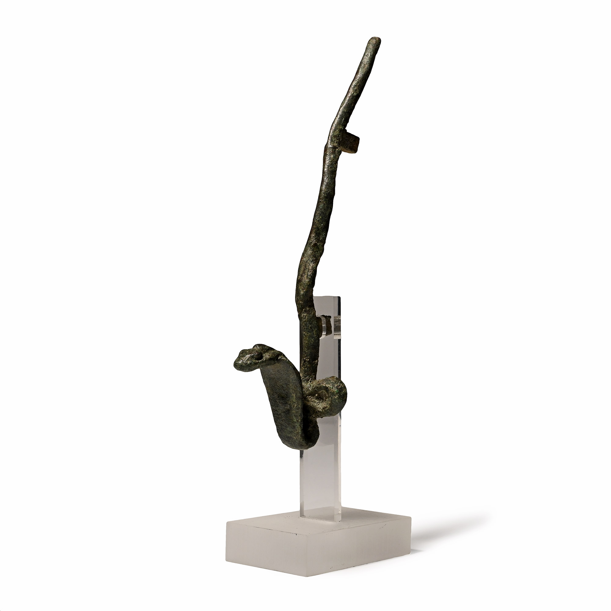 Egyptian Bronze Cobra Mount