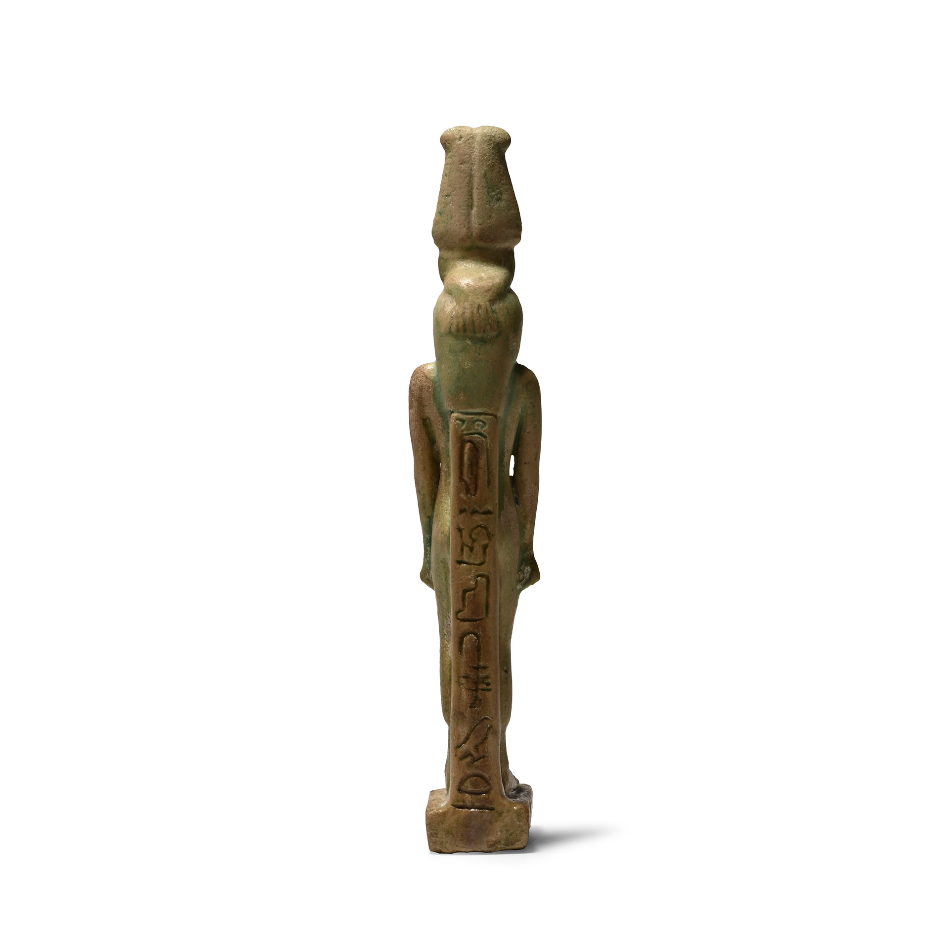 Large Egyptian Faience Amulet of the Goddess Isis