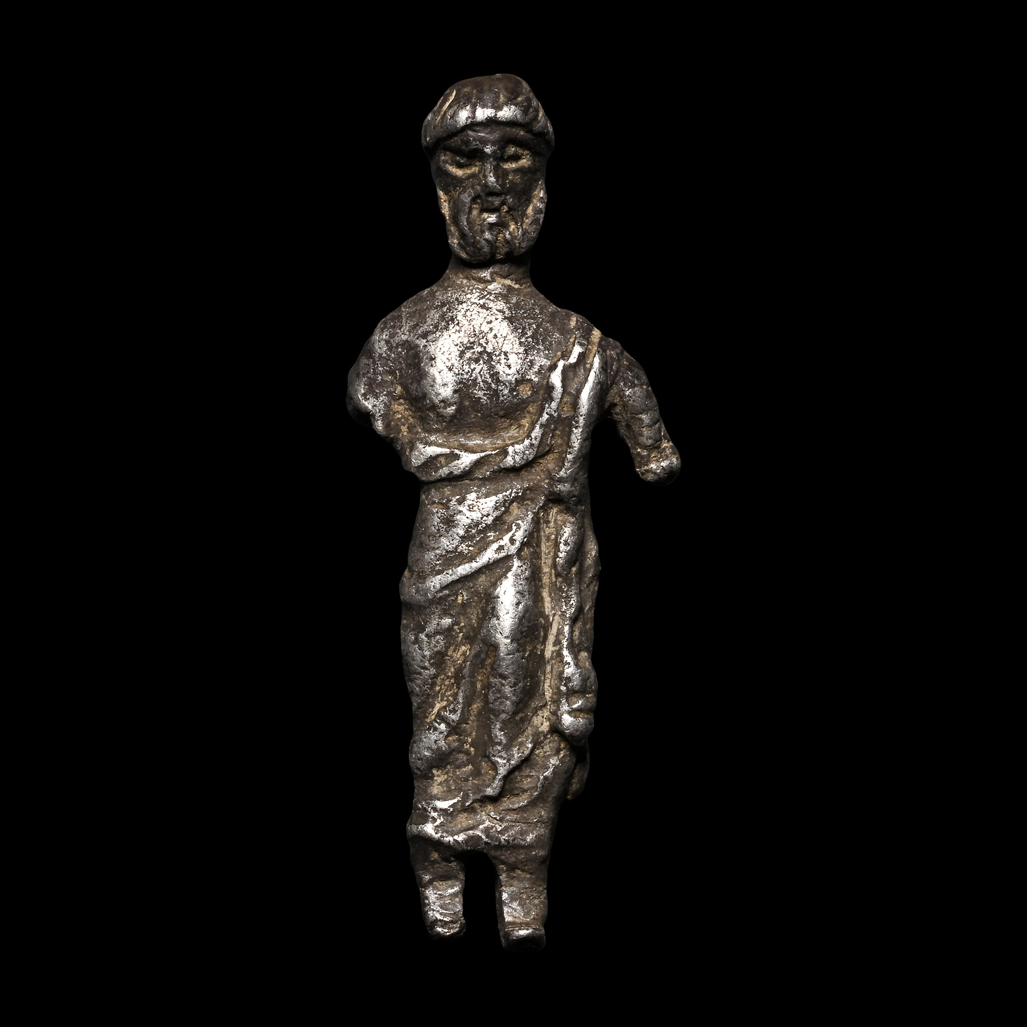 Roman Silver Figure of a Man