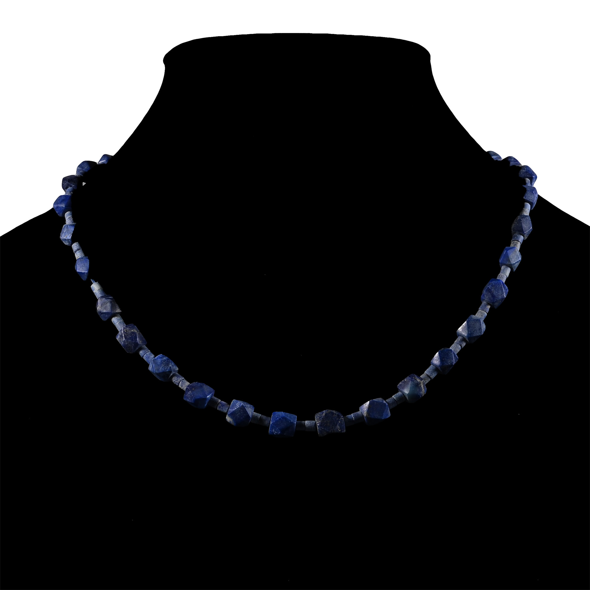 Bactrian Style Lapis Lazuli Bead Necklace String
