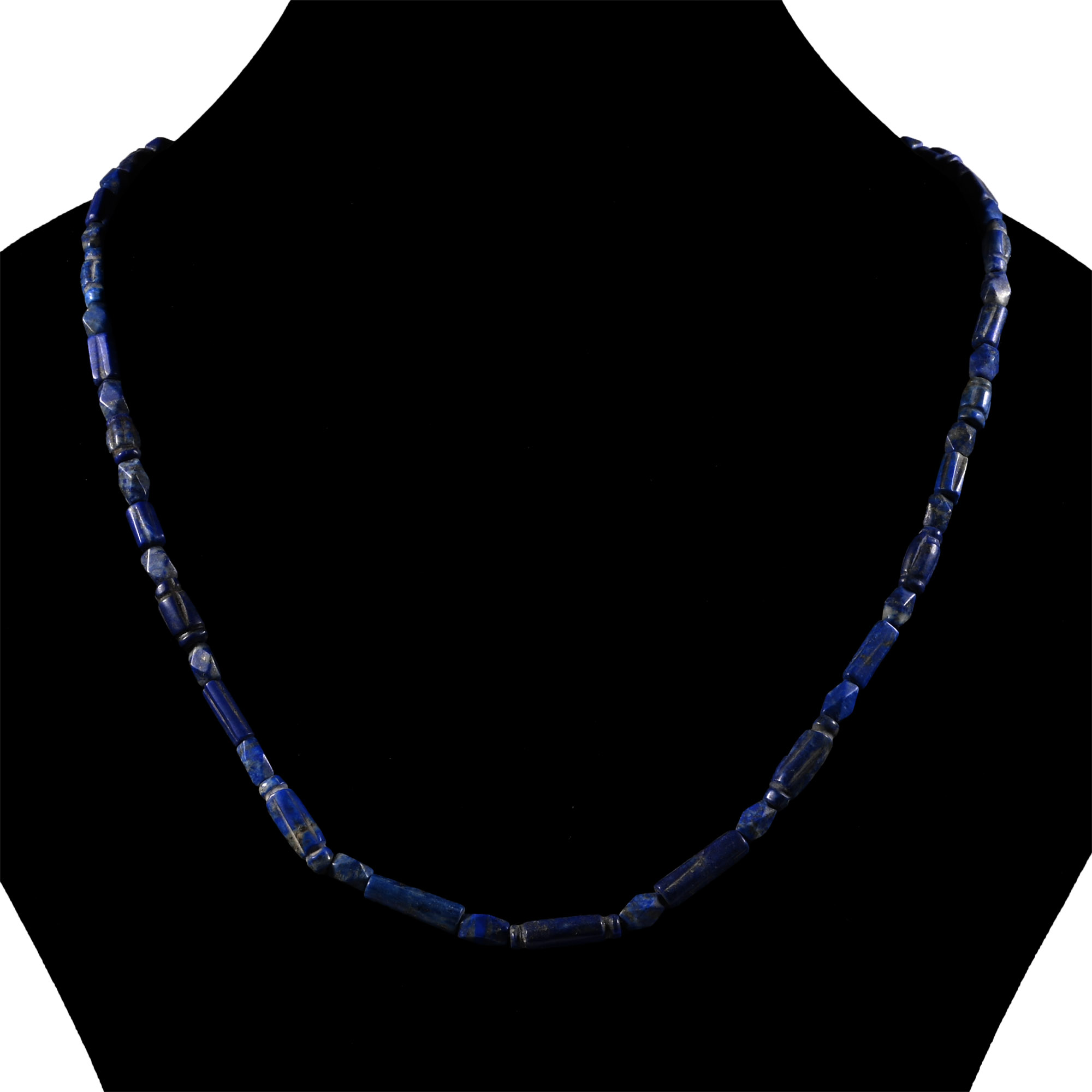 Bactrian Style Lapis Lazuli Bead Necklace String