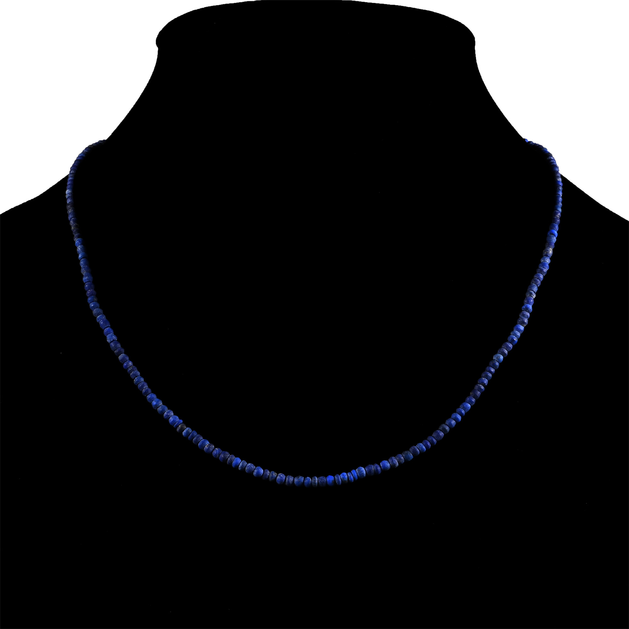 Bactrian Style Lapis Lazuli Bead Necklace String