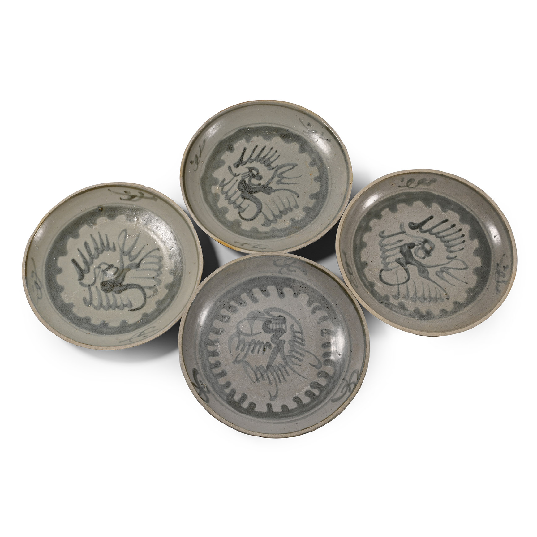 Tek Sing Treasure Shipwreck Glazed Blue and White Dish Set