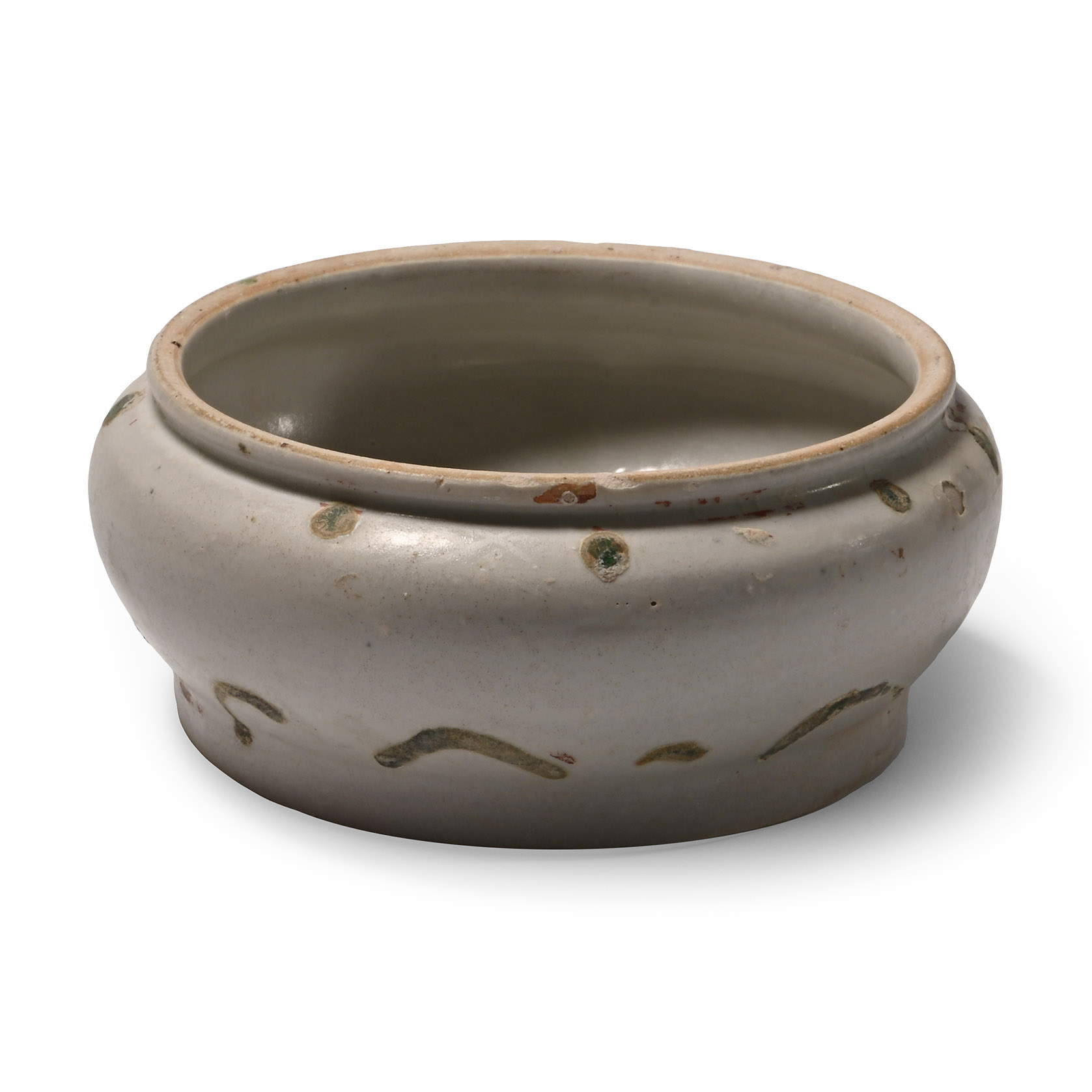Hoi An Cargo Shipwreck Glazed Green and White Bowl