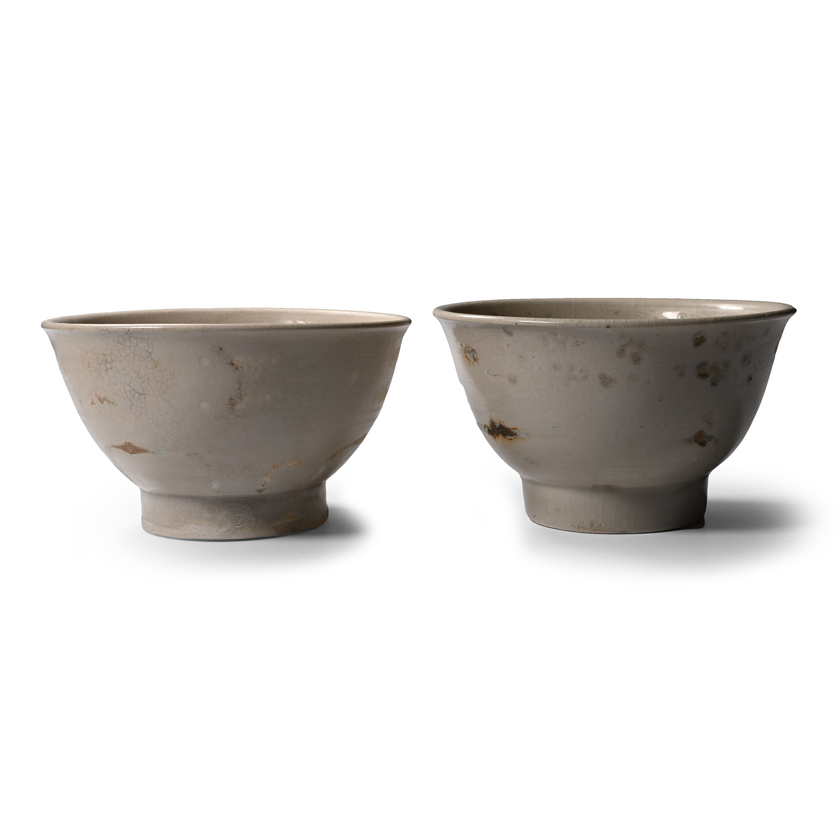 Hoi An Cargo Shipwreck Glazed Bowl Pair