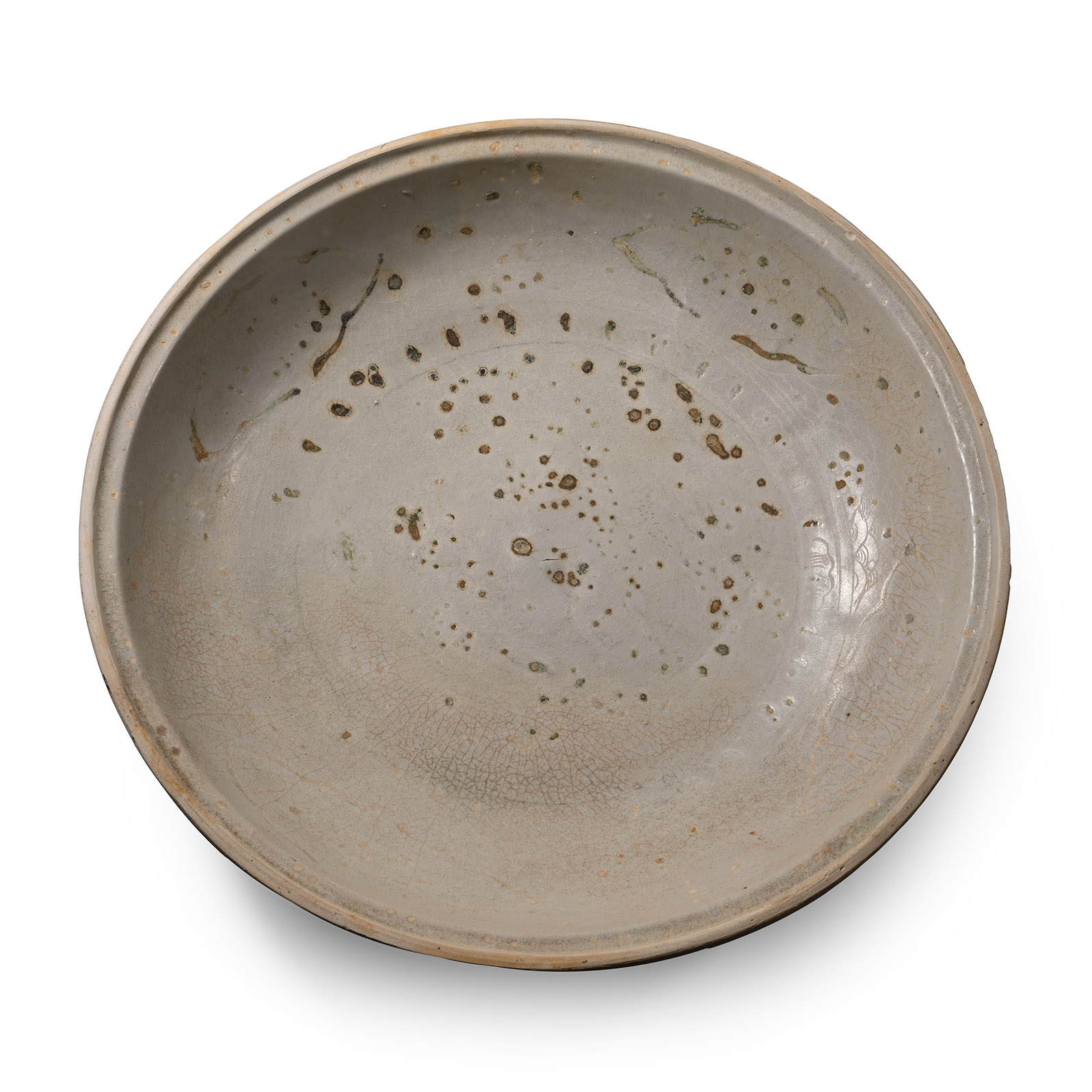 Massive Hoi An Cargo Shipwreck Glazed Plate