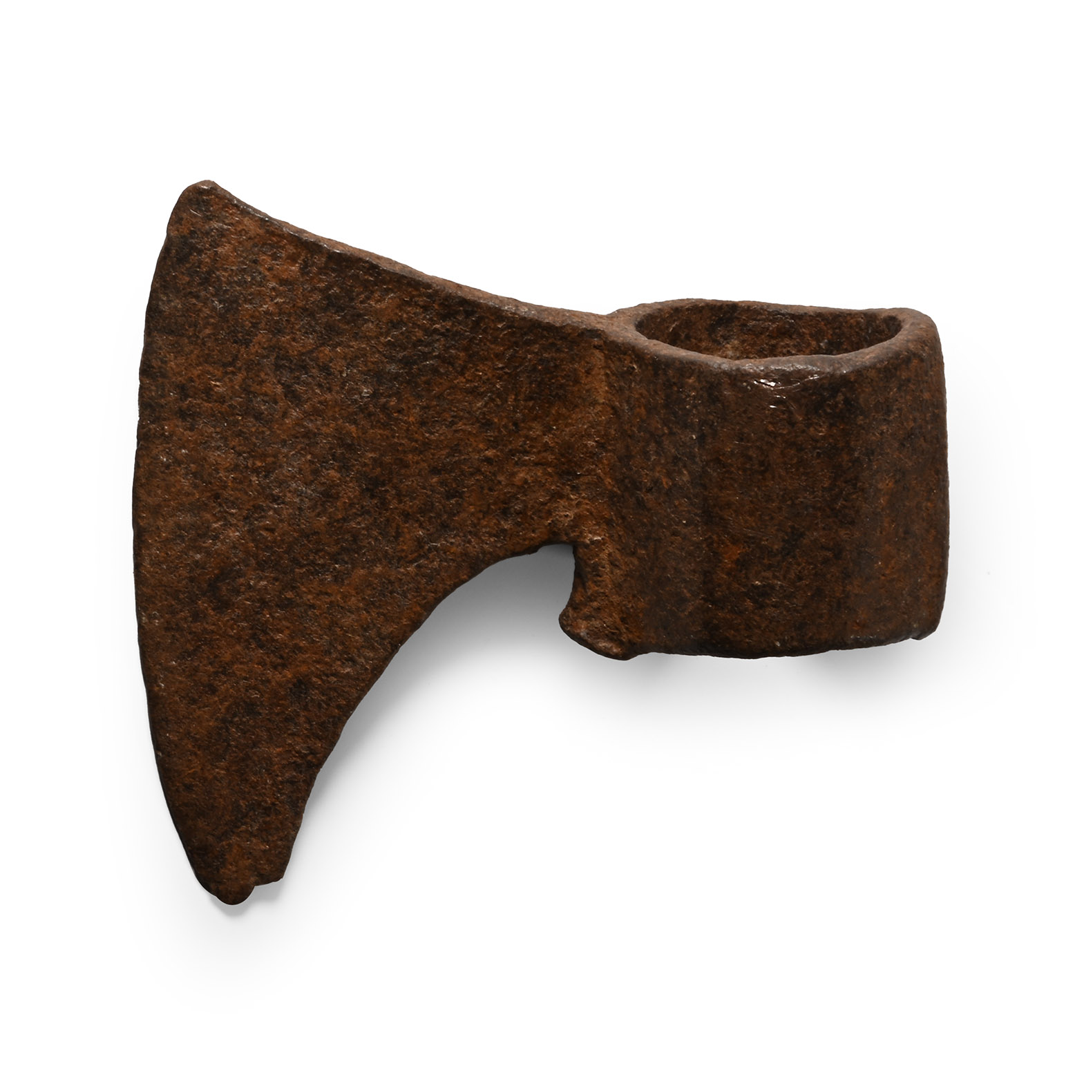Medieval Iron Triangular Axehead