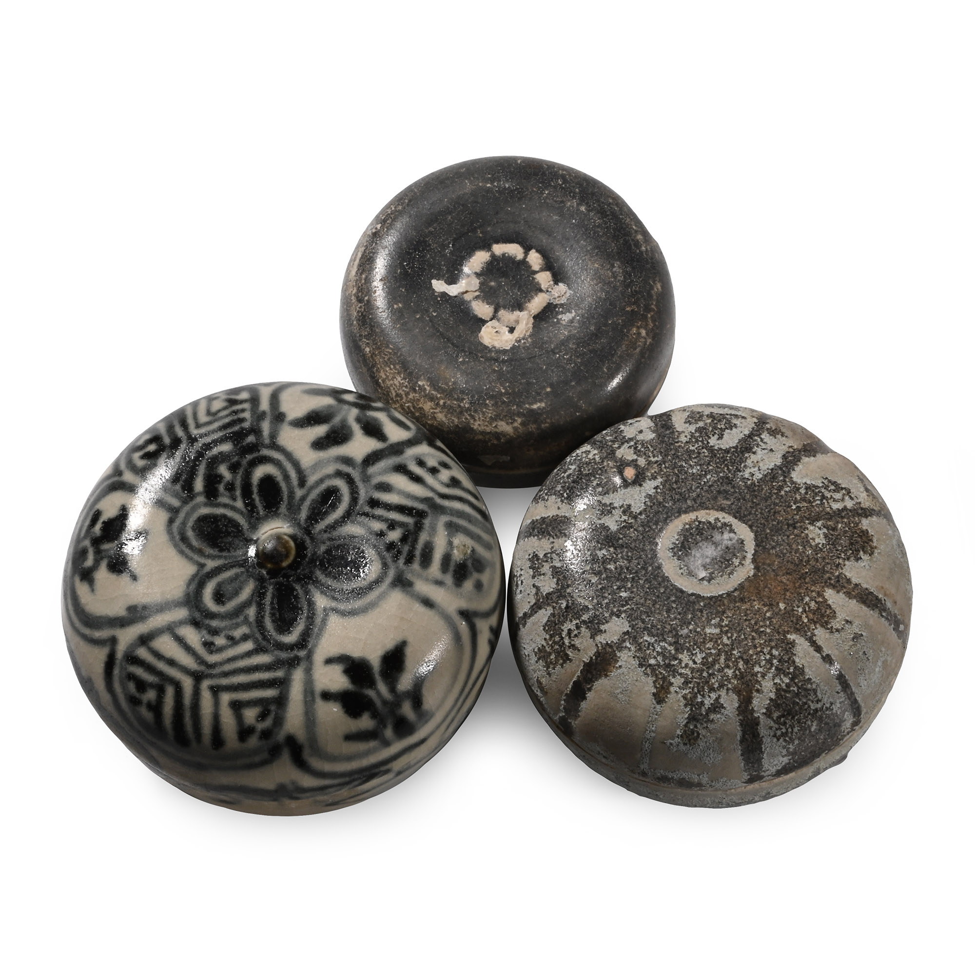 Hoi An Cargo Shipwreck Glazed Blue and White Lidded Box Collection
