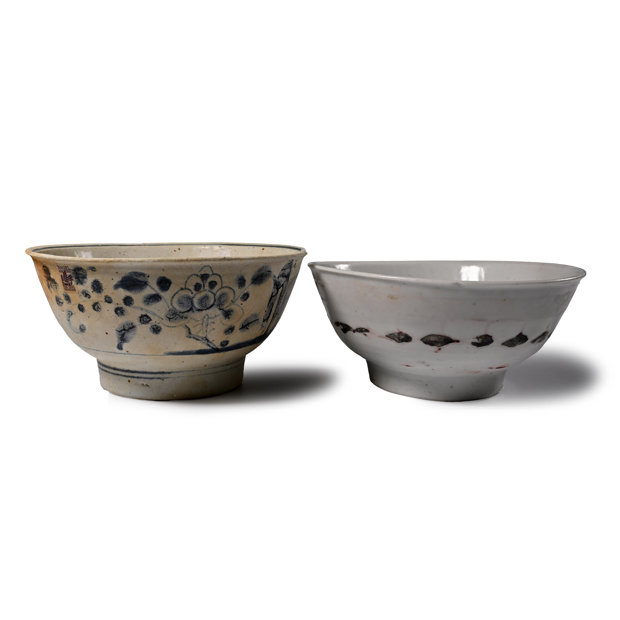 Tek Sing Treasure Shipwreck Glazed Bowl Group