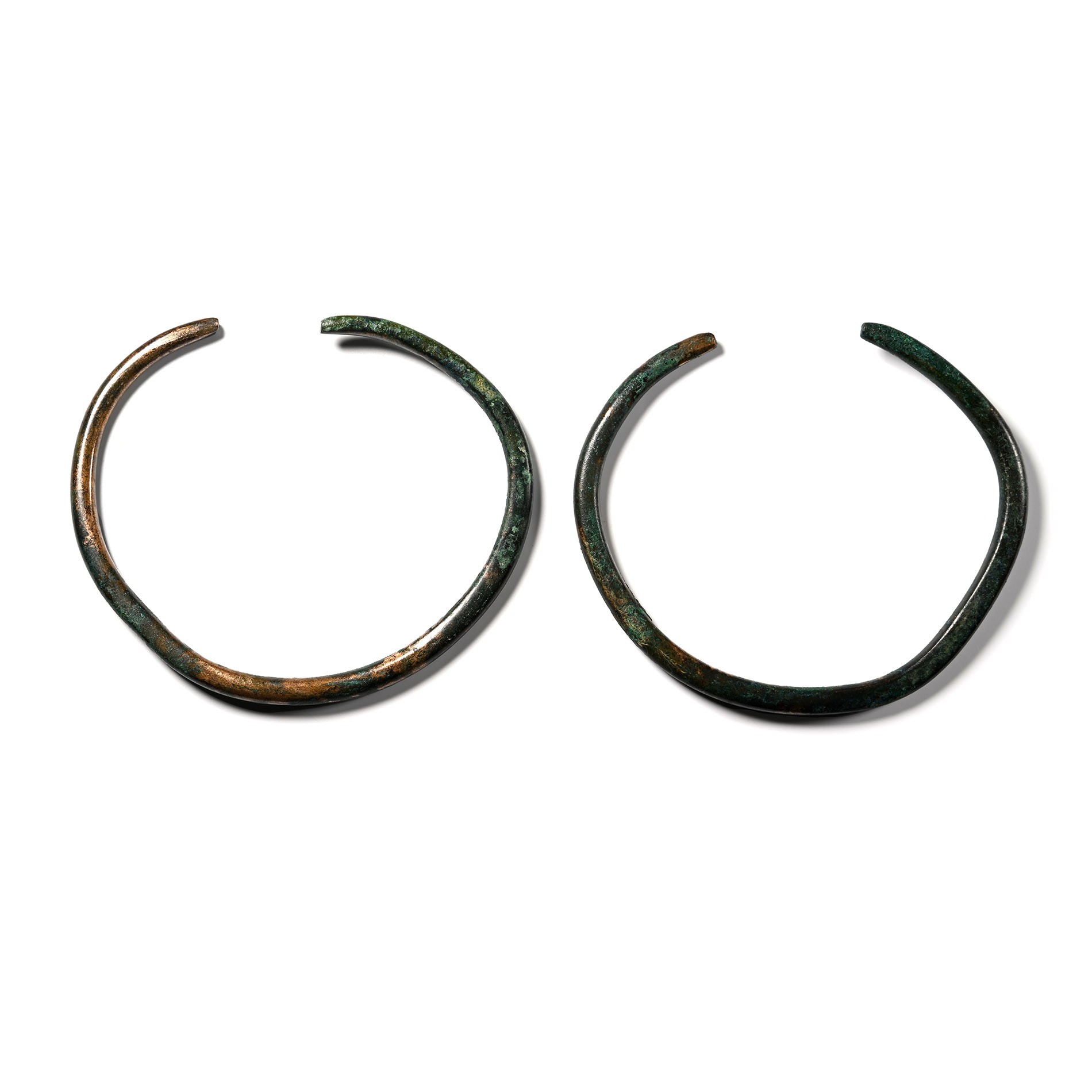 Bronze Age Ceremonial Penannular Arm-Ring Pair