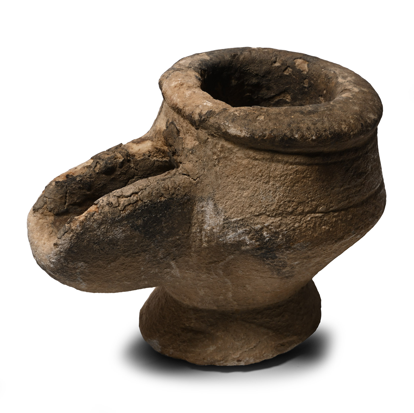 Western Asiatic Stone Libation Bowl