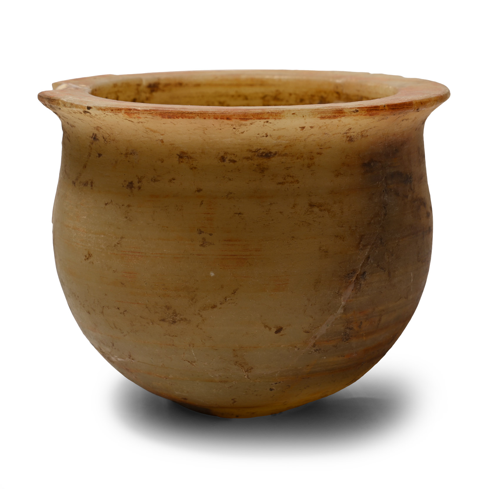 Western Asiatic Veined Alabaster Jar