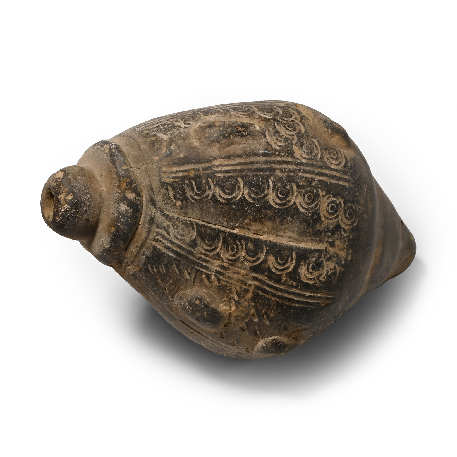 Turco-Mongol 'Greek Fire' Ceramic Fire Bomb or Hand Grenade