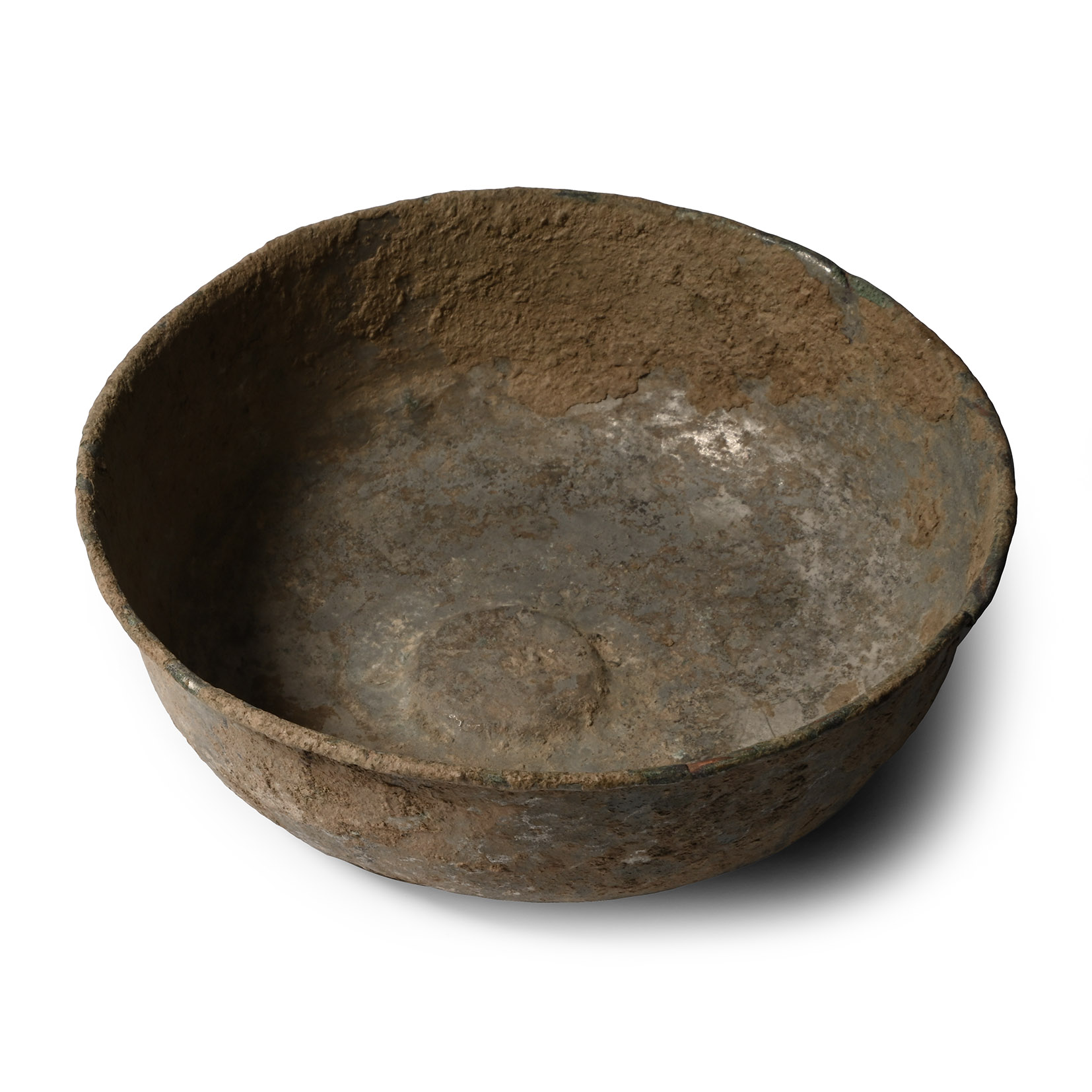 Achaemenid Tinned Bronze Phiale Mesomphalos