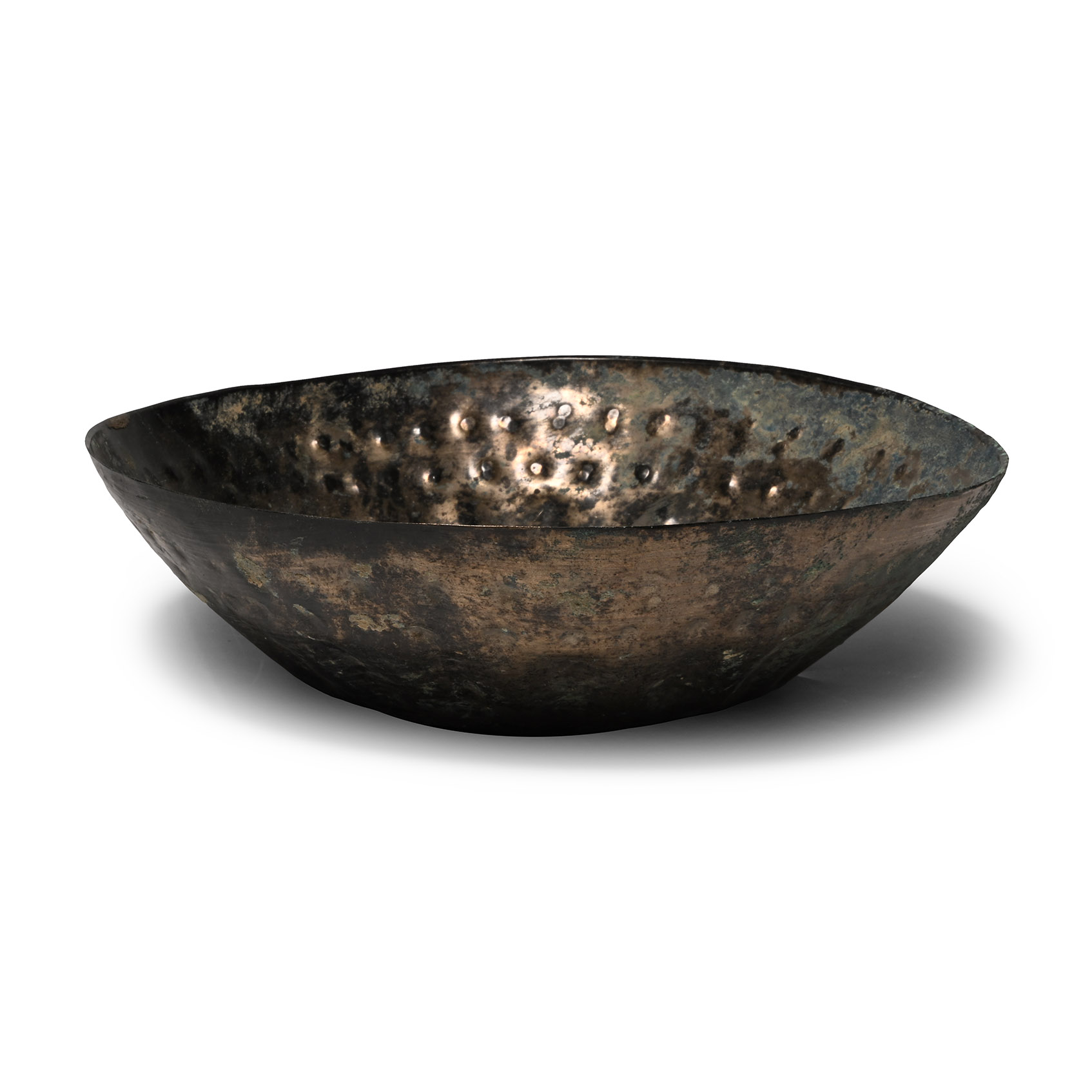 Sasanian Punch-Decorated Bronze Bowl