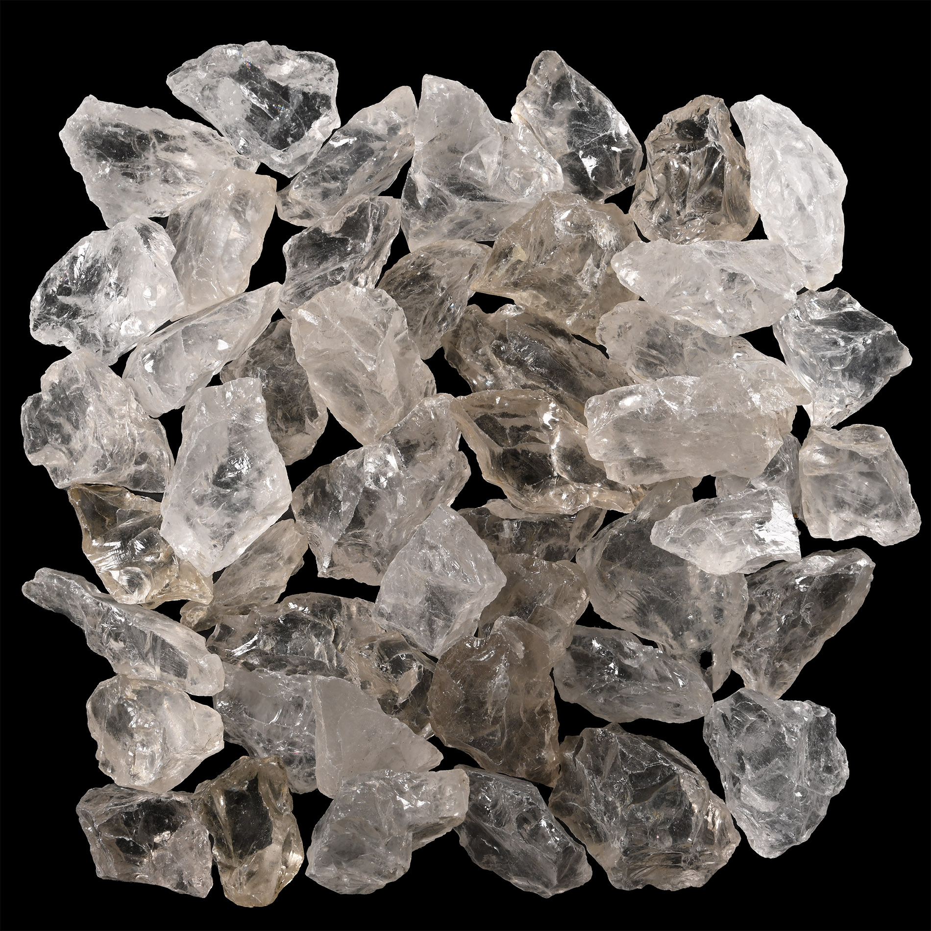 Large Quartz Rock Crystal Chunk Group [48]