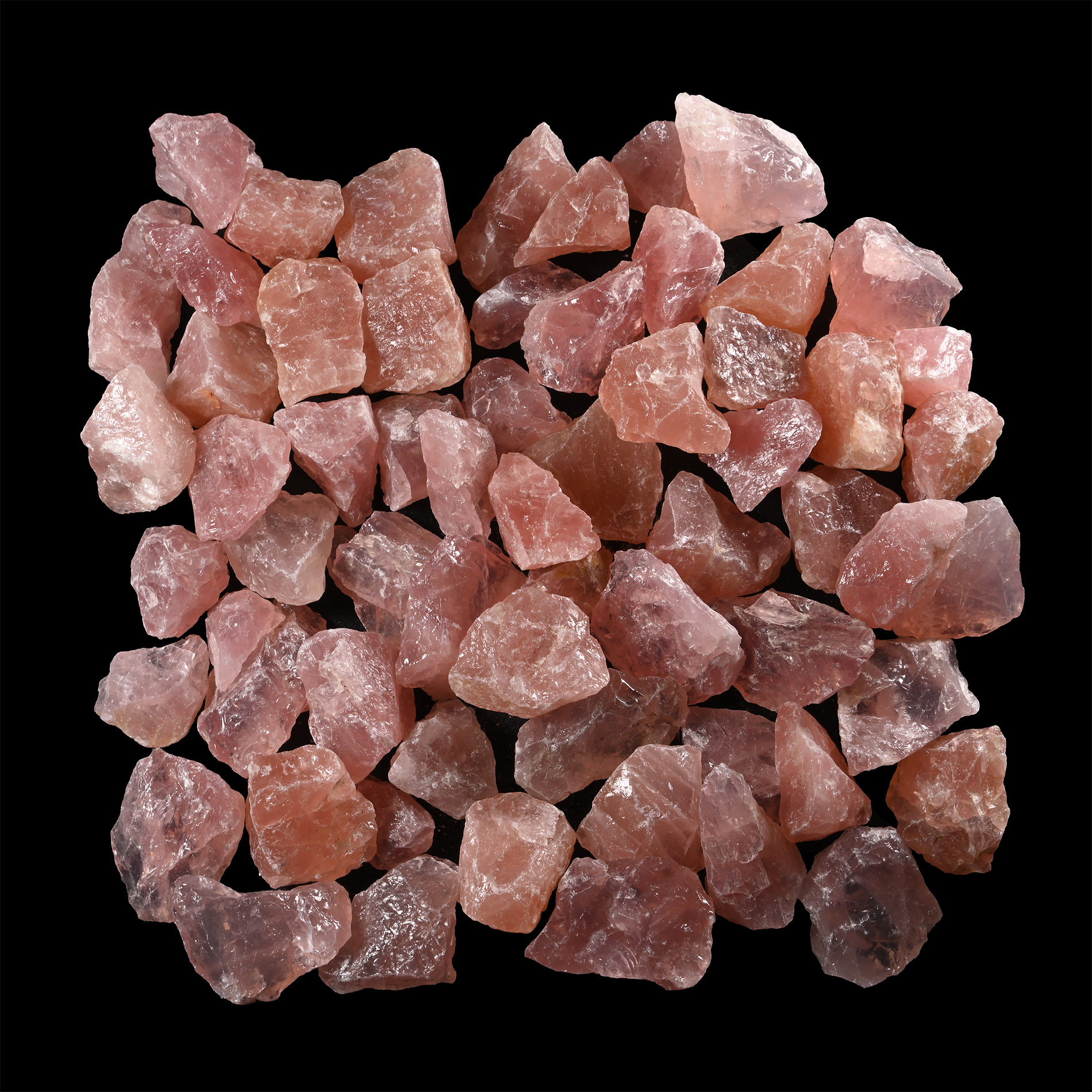 Rose Quartz Large Mineral Specimen Group [63]
