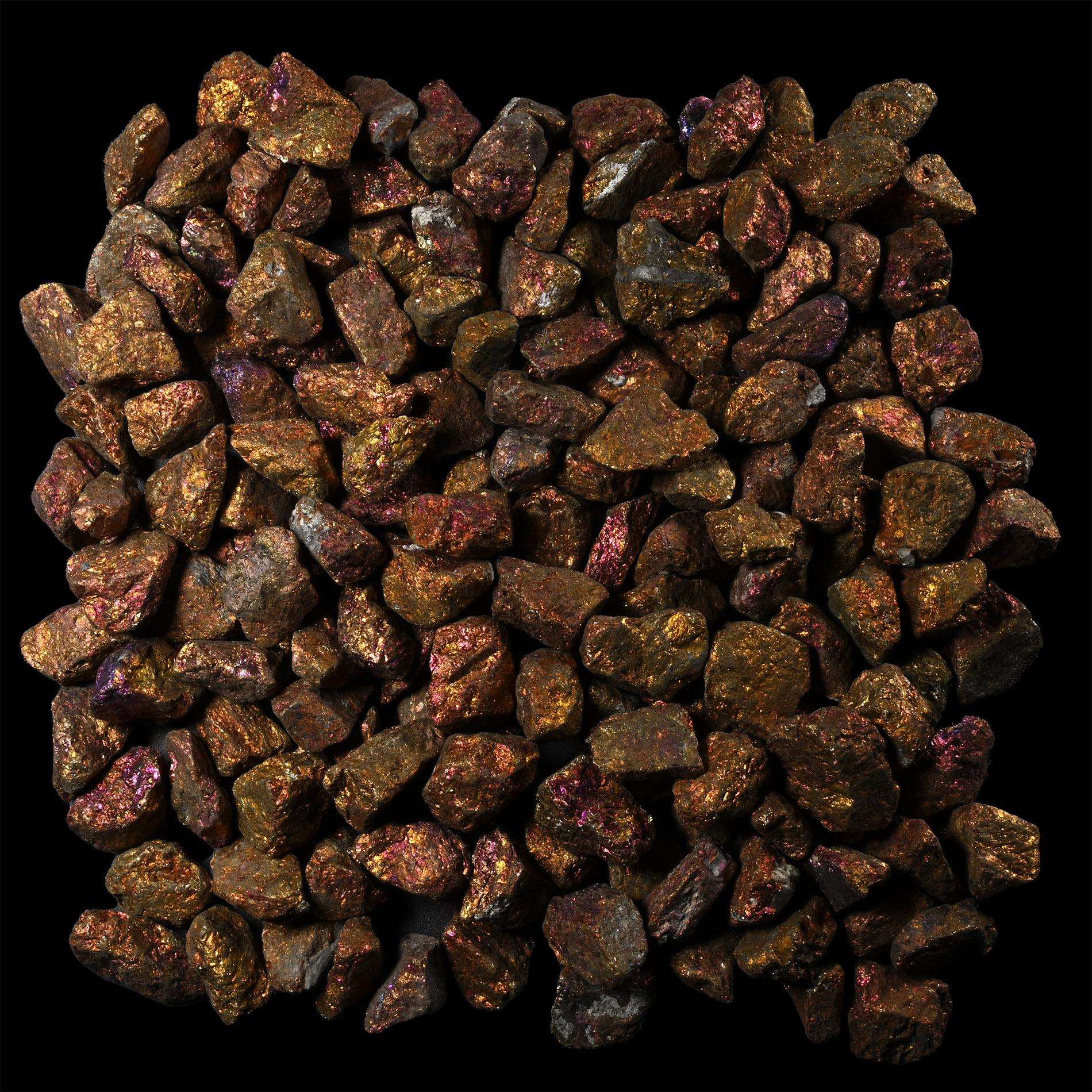 Chalcopyrite 'Peacock Ore' Mineral Specimen Group [172]