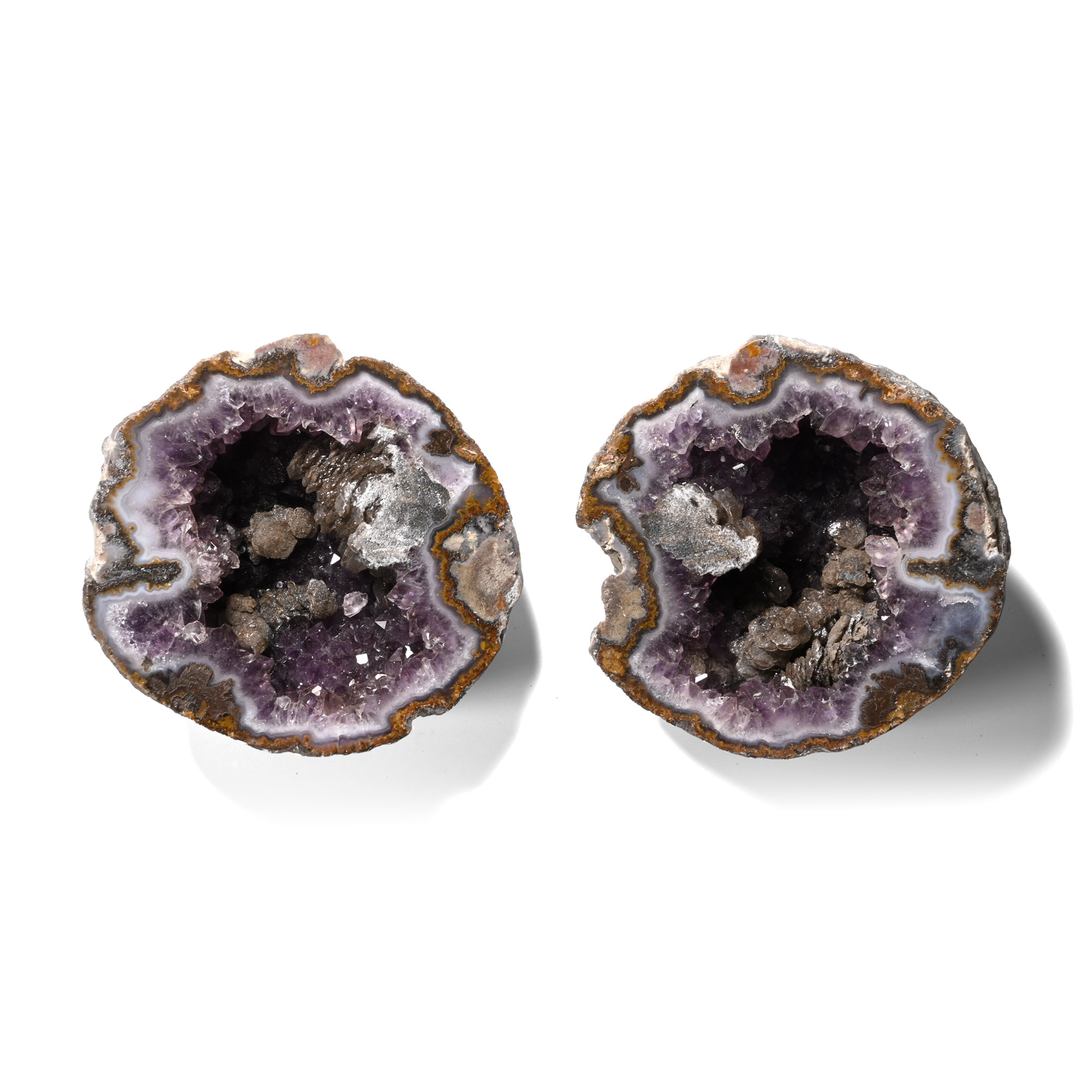 Complete Cut and Polished Agate Crystal Geode [2]