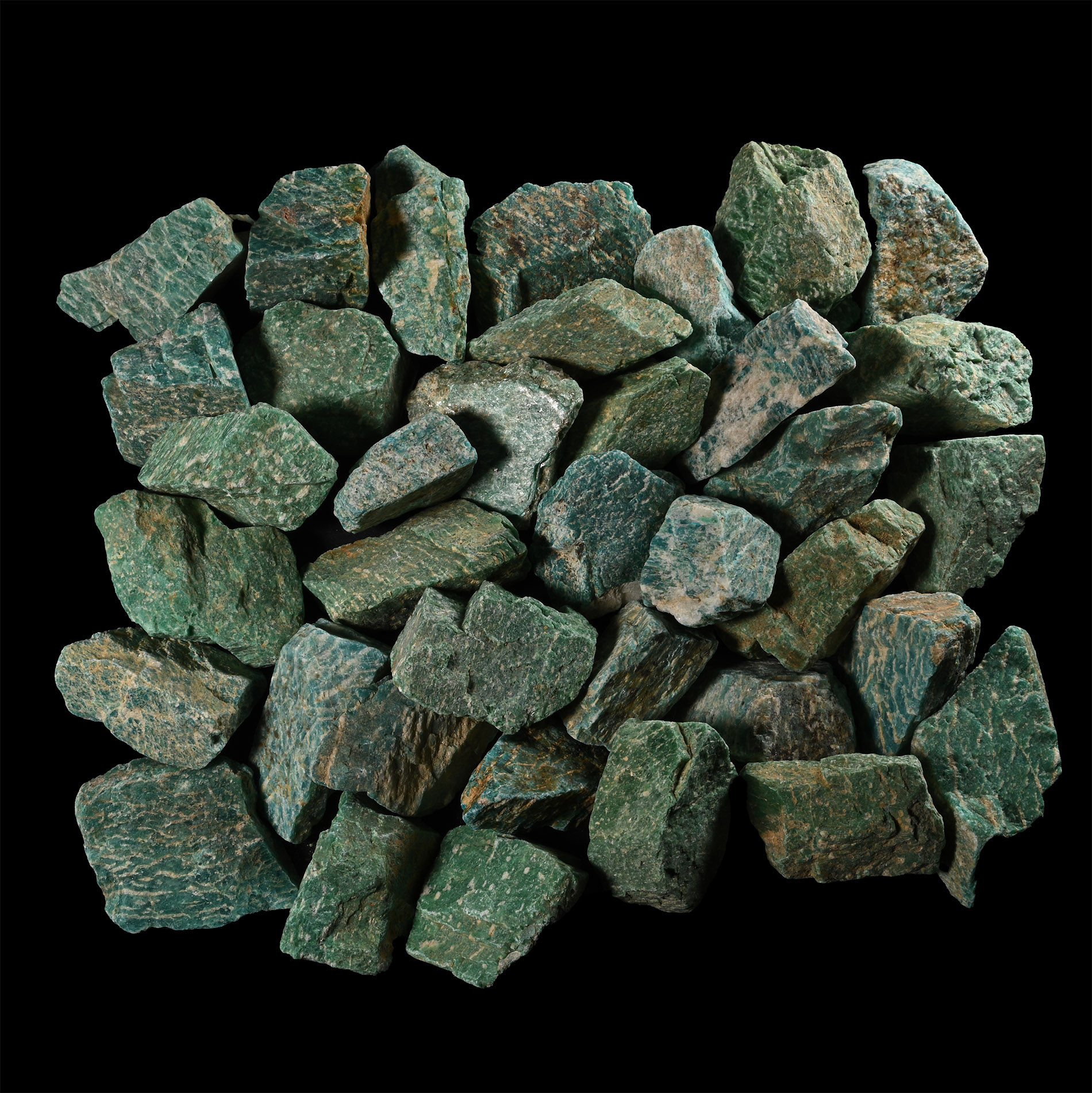 Green Aventurine Mineral Specimen Group [37]