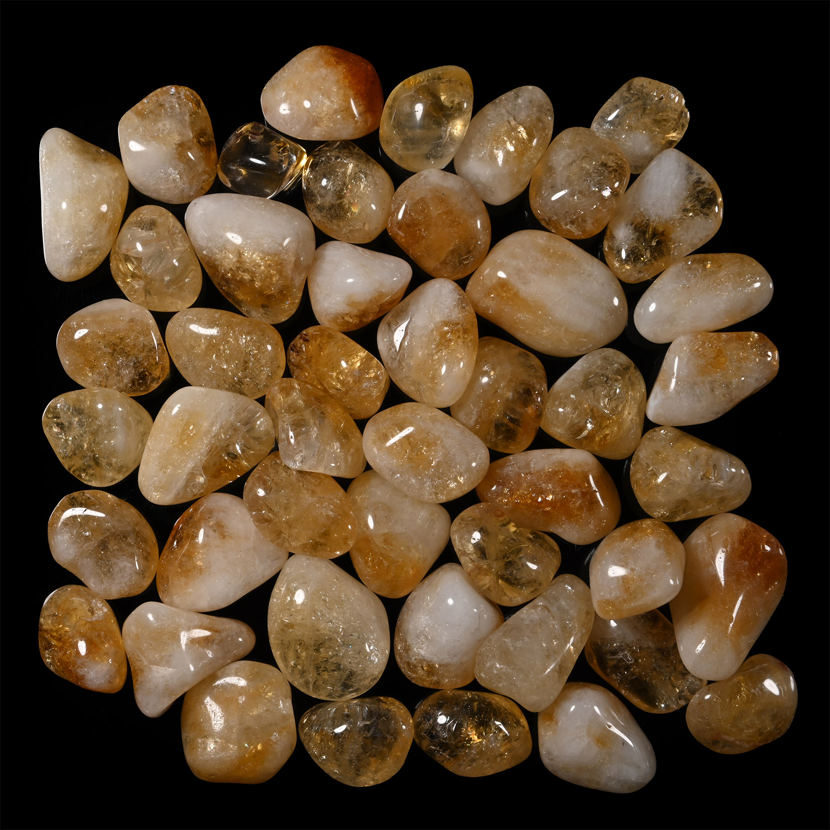 Polished Citrine Crystal Specimen Group [47]