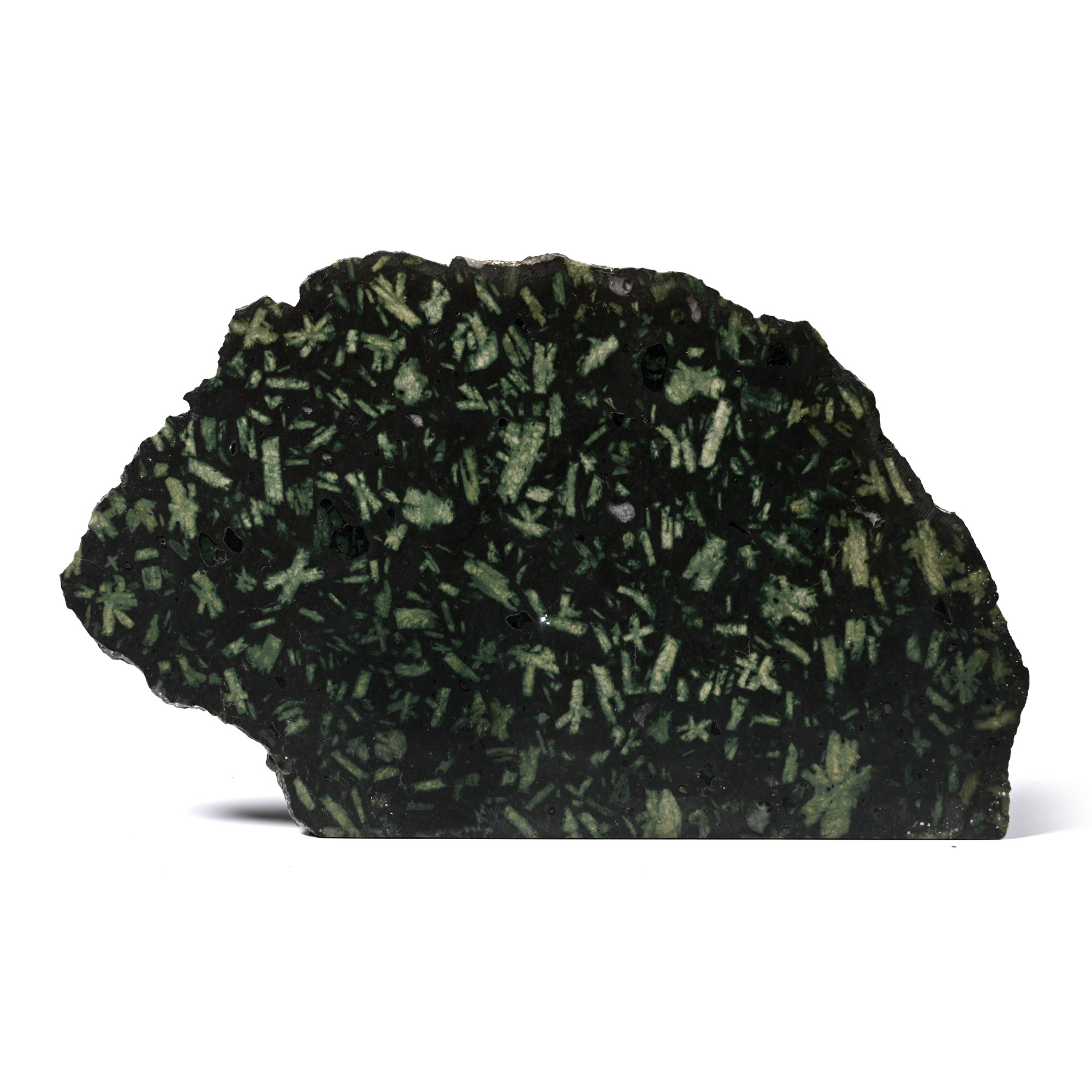Large Historic Roman 'Spartan Basalt' Cut & Polished Green Porphyry Sheet