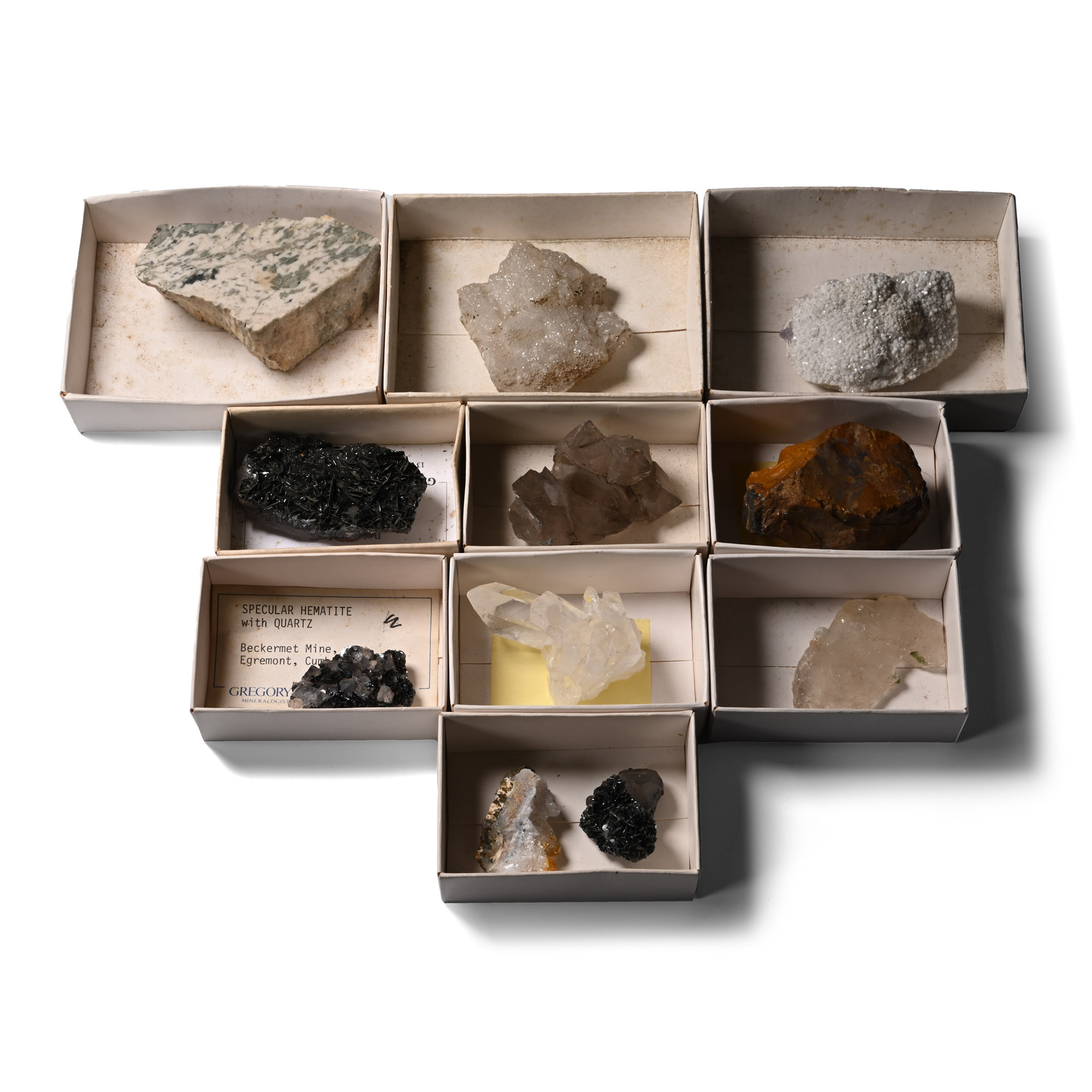 Boxed Crystal and Mineral Specimen Collection [11]