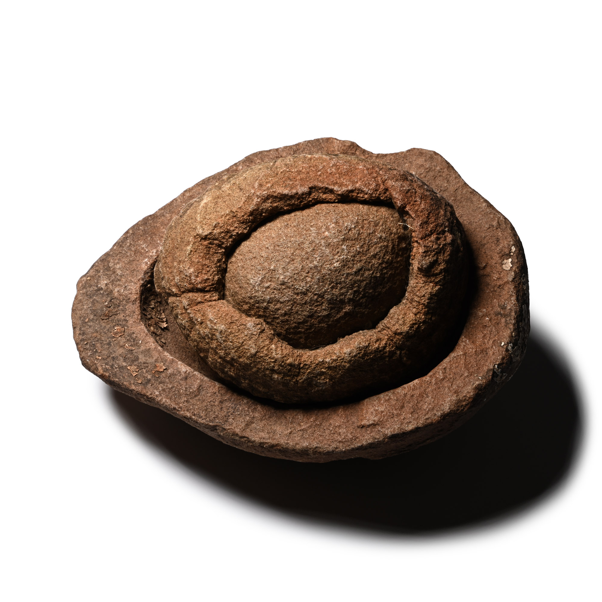 Massive Kalahari Desert Double-Nested Wind Stone