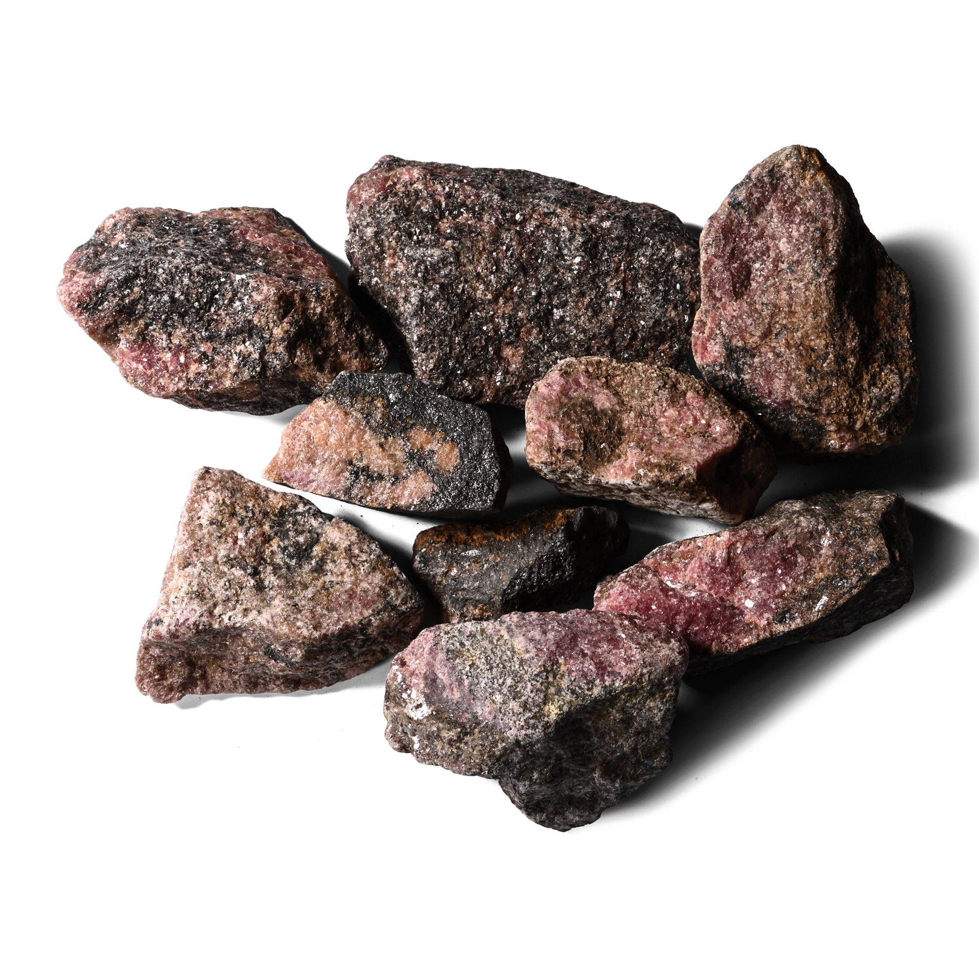 Rhodonite Mineral Specimen Collection [9]