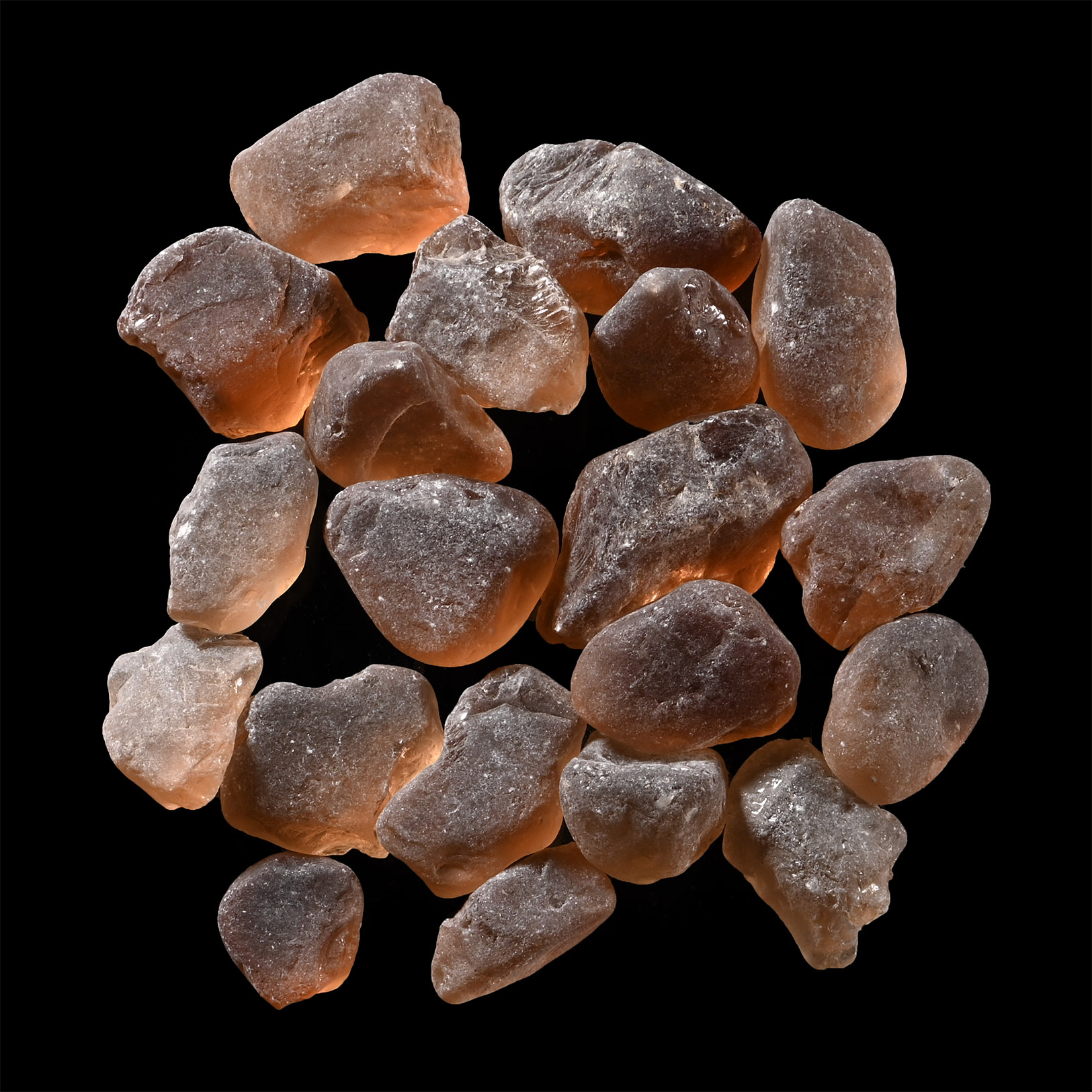 Amber Topaz Crystal Specimen Group [20]
