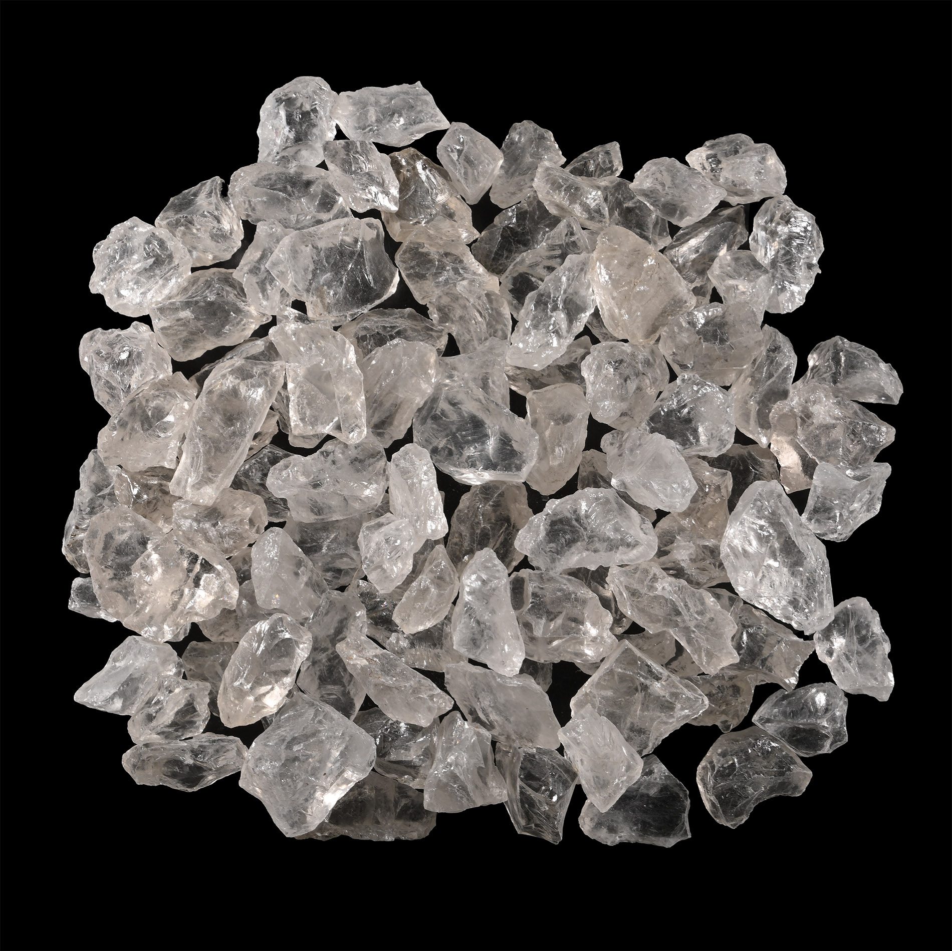 Quartz Rock Crystal Chunk Group [100]
