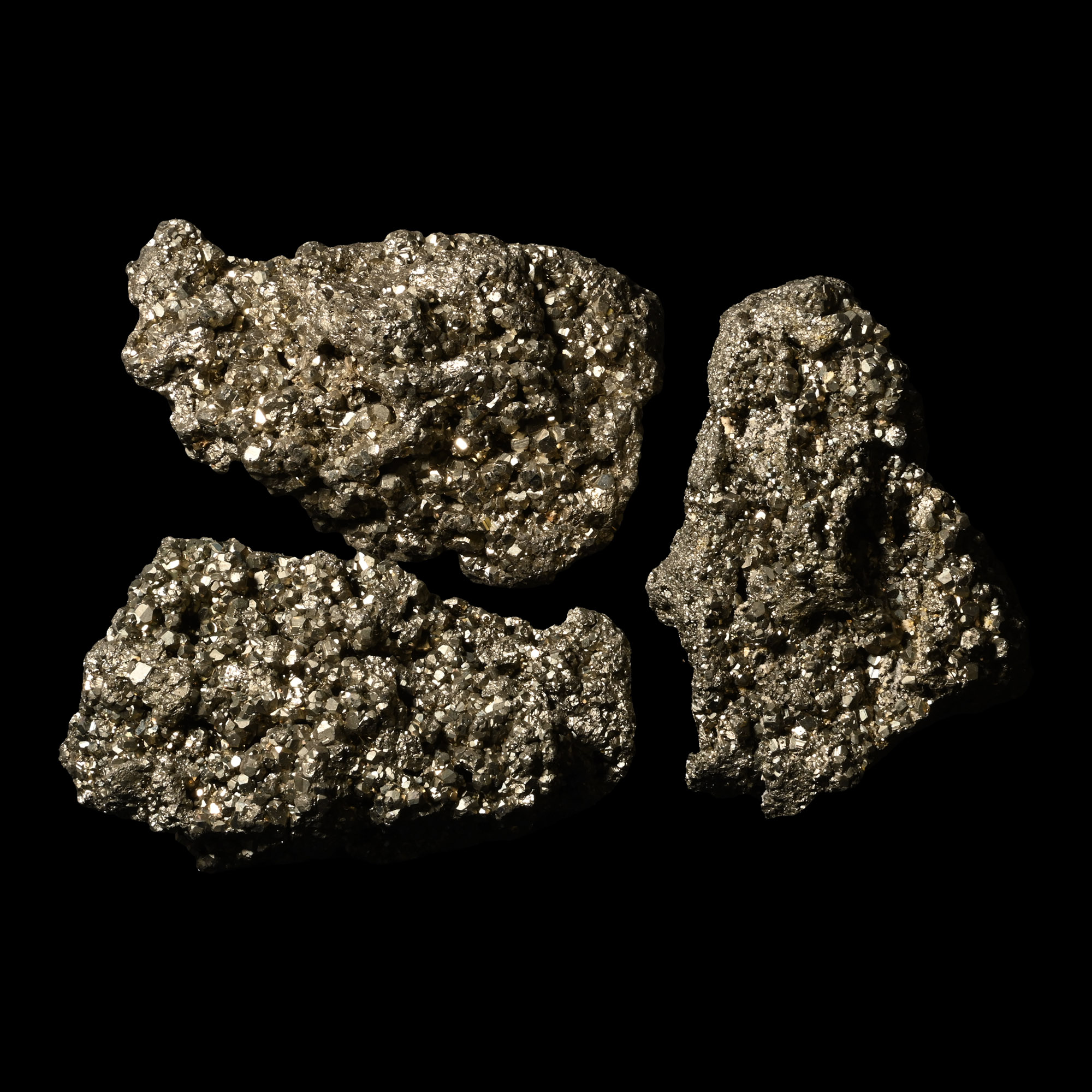 Large Pyrite Crystal 'Paper Weight' Group [3]