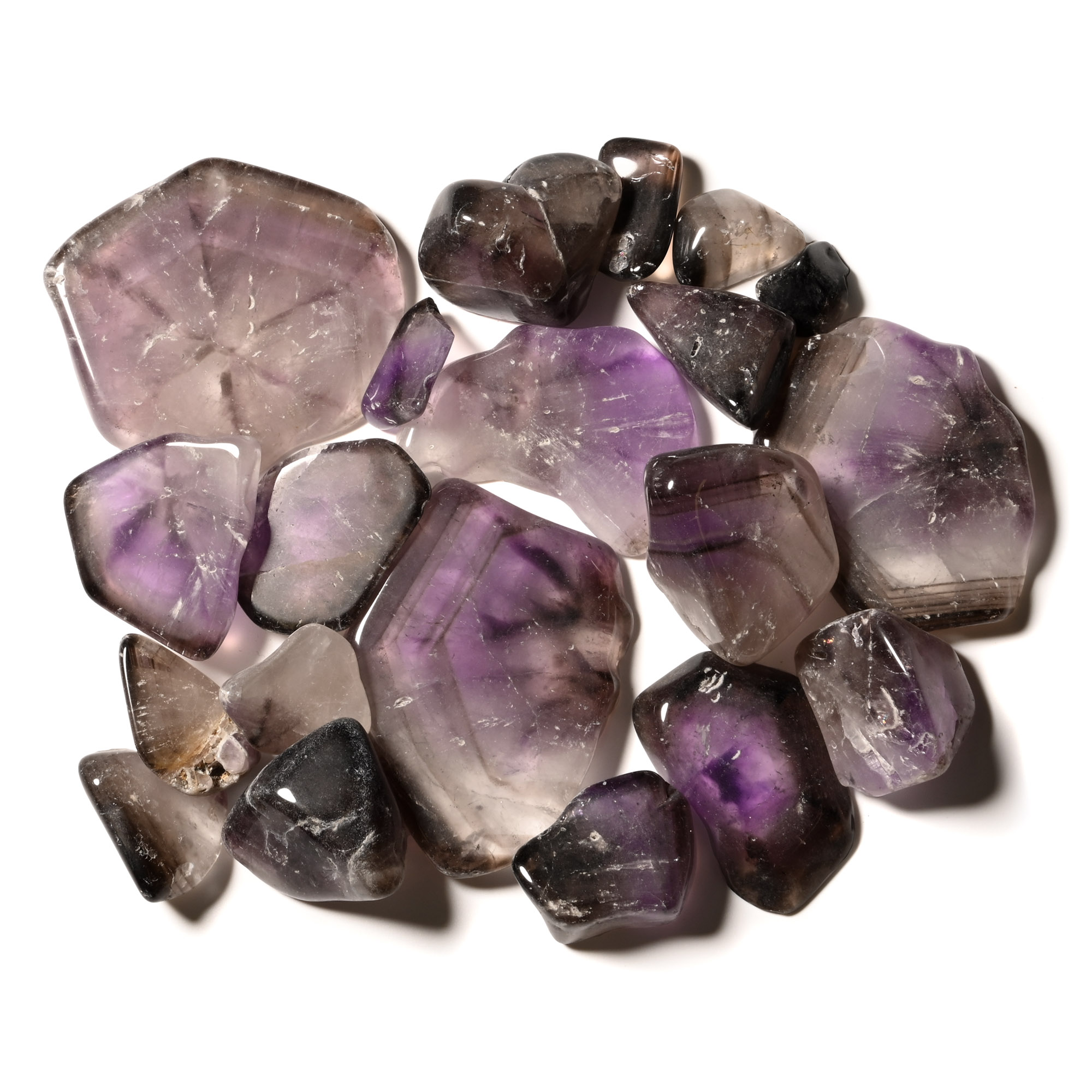 Polished Purple Amethyst Crystal Section Group [20]