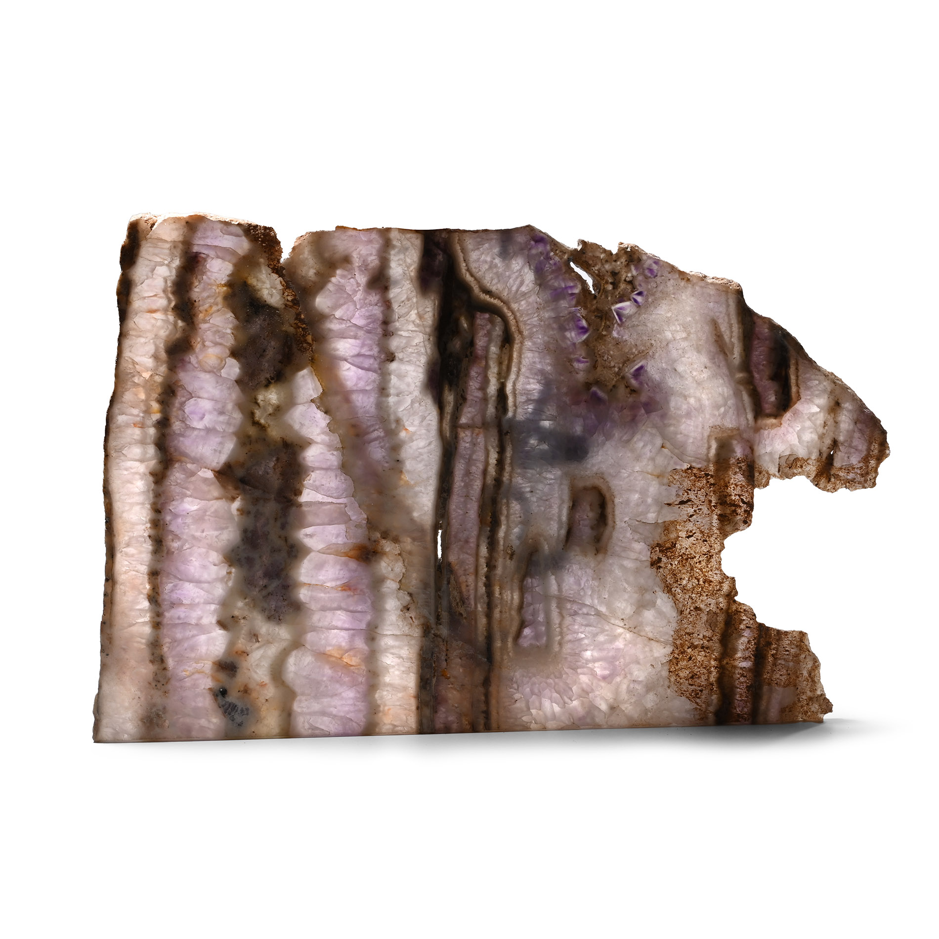 Large Cut and Polished Slab of Vintage Blue John