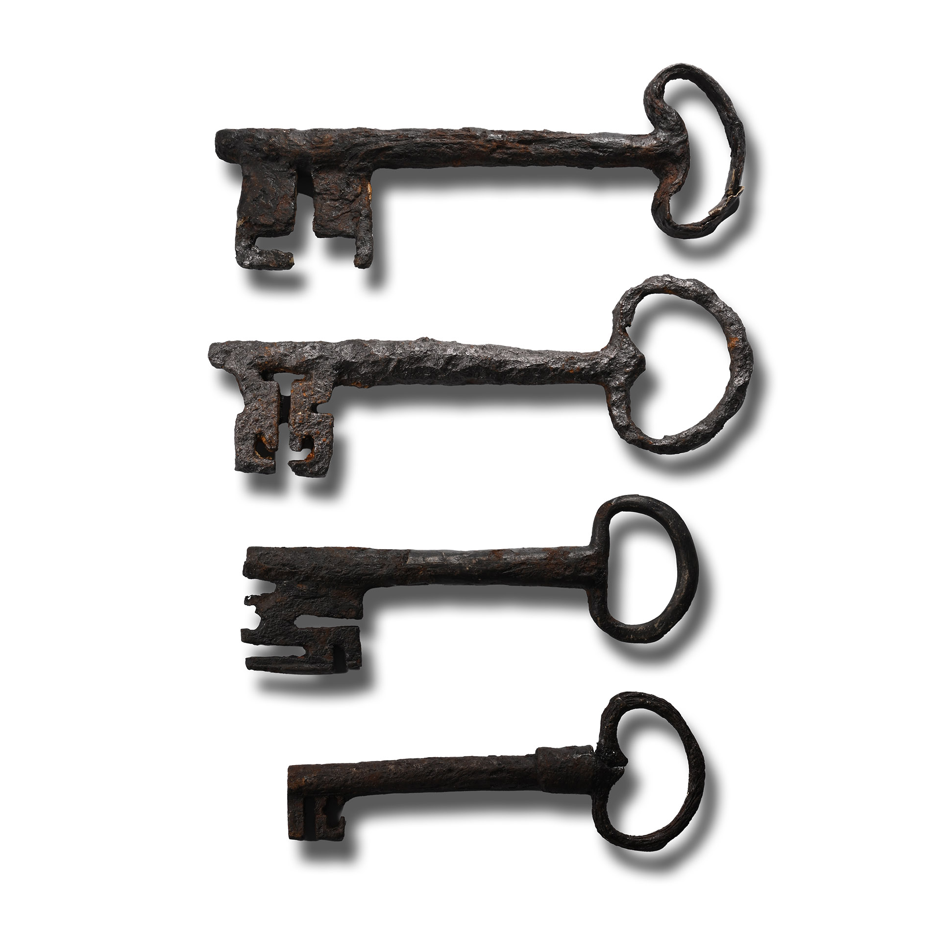 Post Medieval Iron Door Key Collection