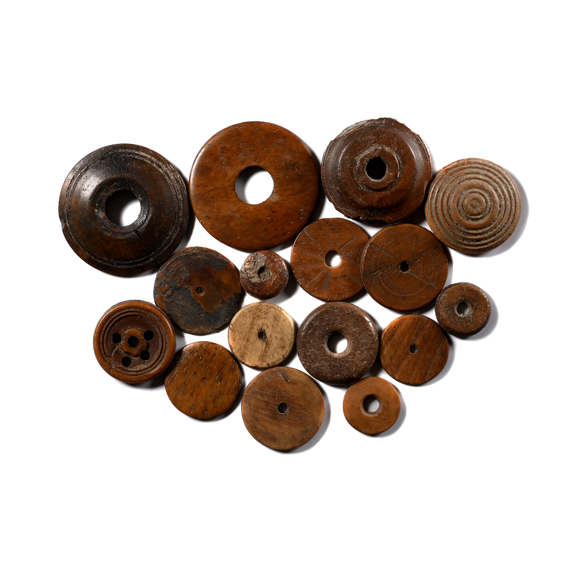 Roman and Later 'Thames' Bone Gaming Piece Collection