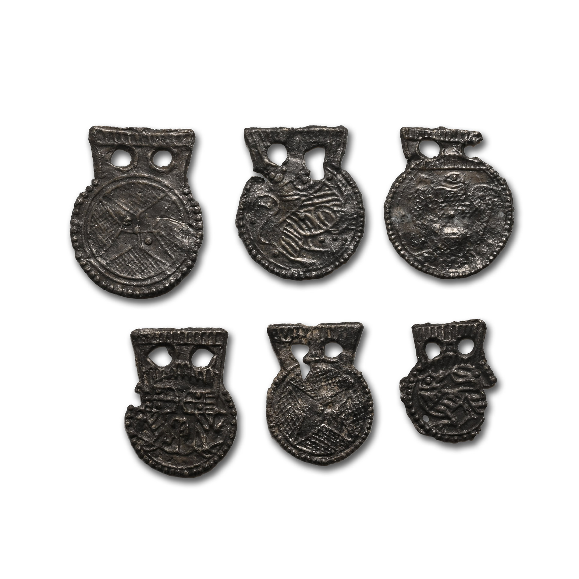 Medieval Decorated Lead 'Spangle' Collection