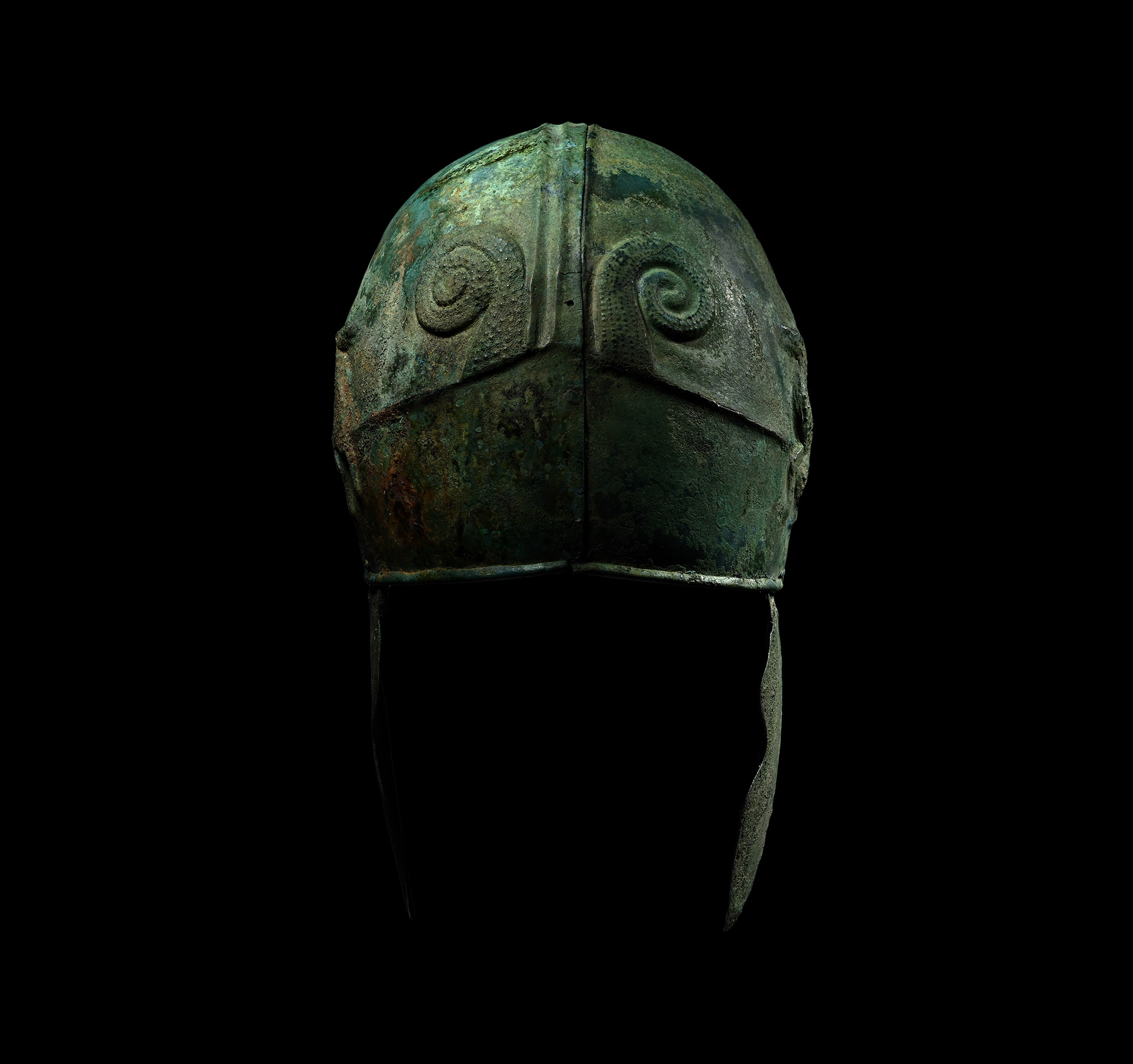 Scythian Chalcidian Helmet with Embossed Stags