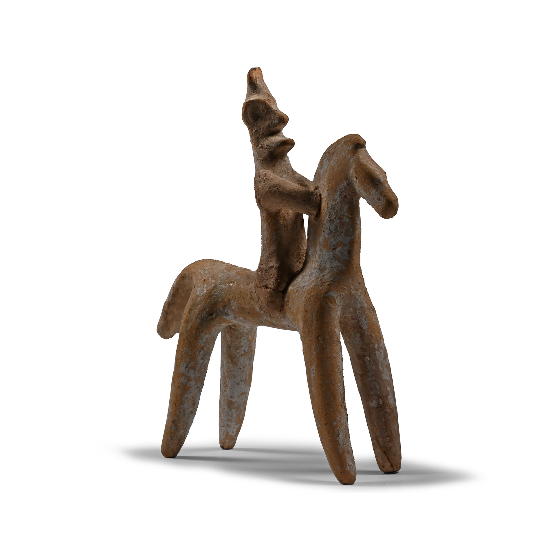 Cypriot Ceramic Horse and Rider