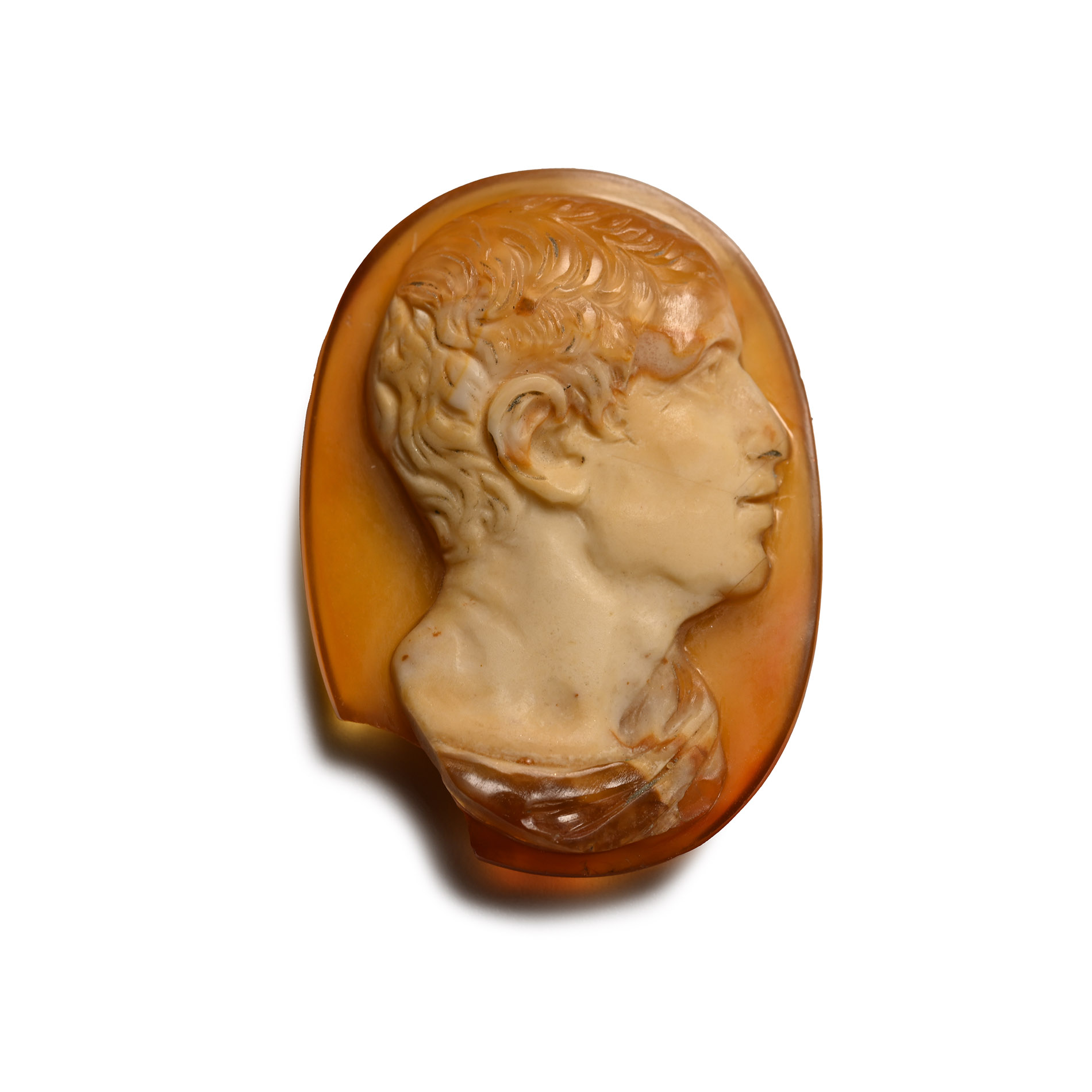 Sardonyx Cameo of a Roman Male