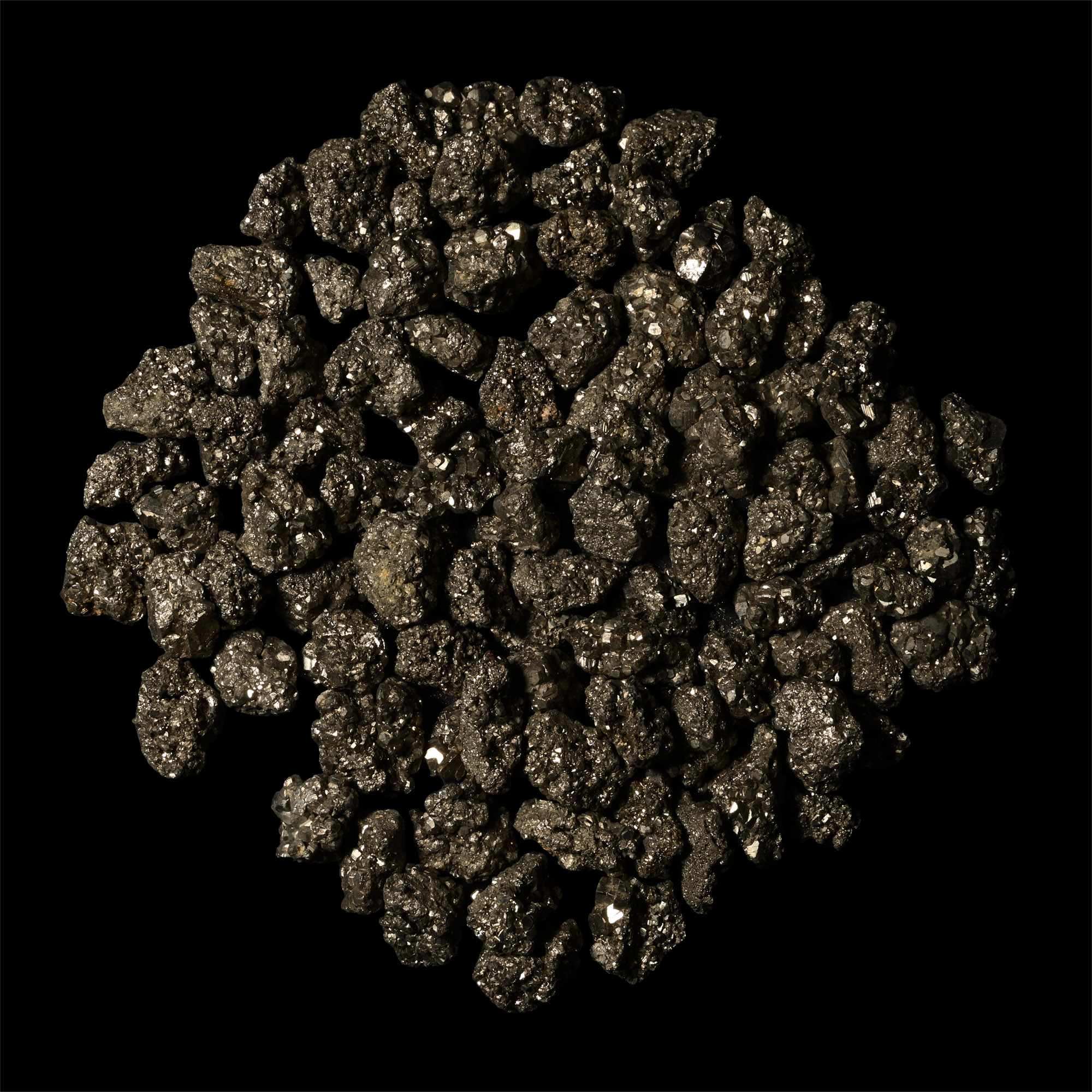 Pyrite 'Fools Gold' Mineral Specimen Group [100]