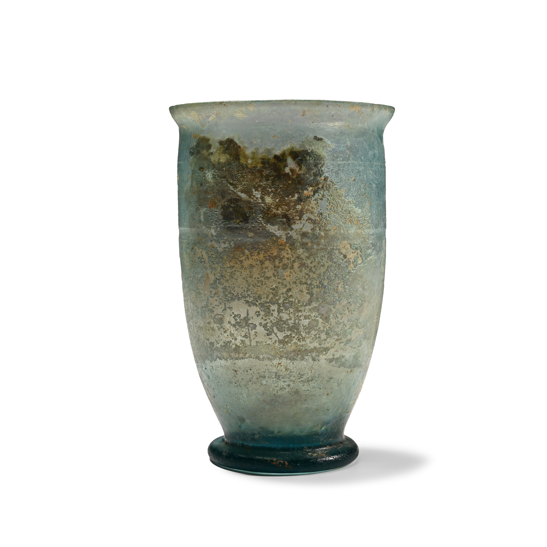 Roman Glass Goblet with Cut Design