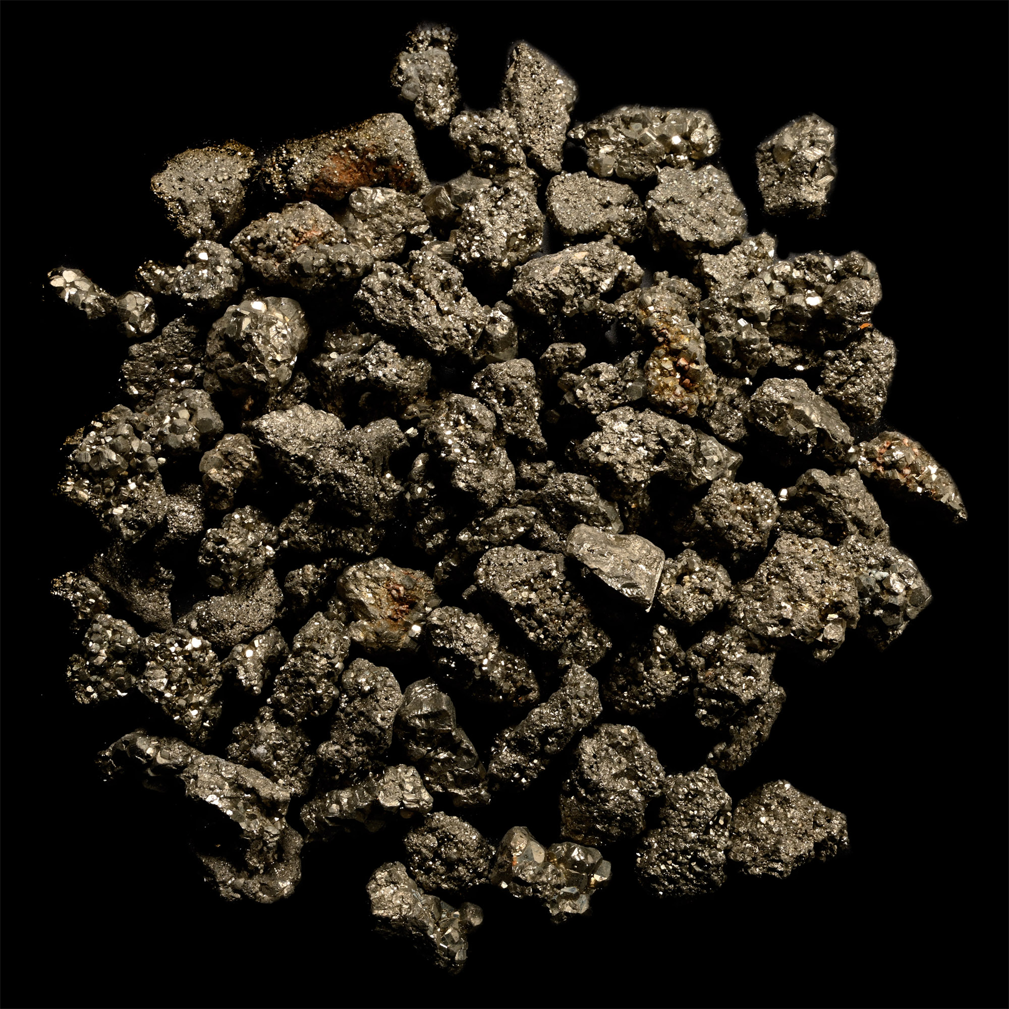 Pyrite Crystal 'Fool's Gold' Crystal Specimen Group [100]