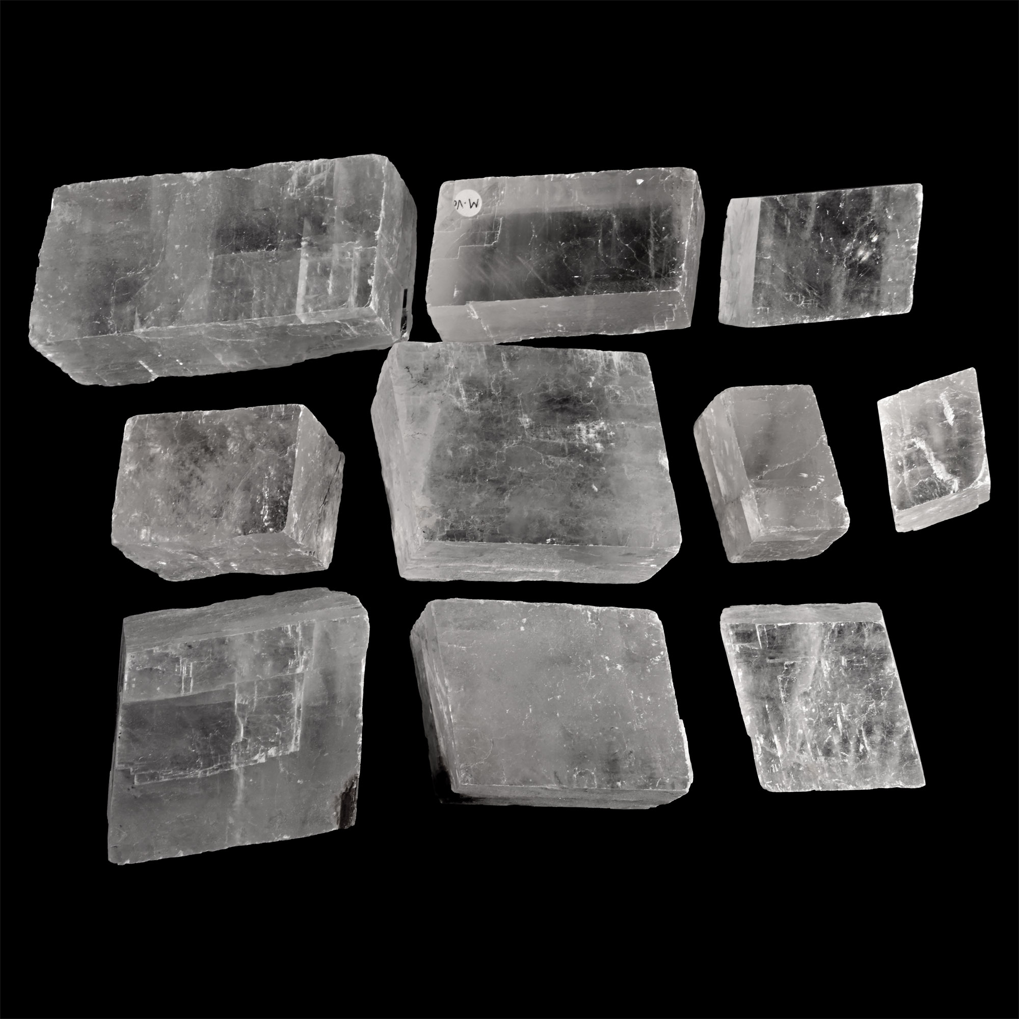 Very Large Iceland Spar Mineral Specimen Group [10]