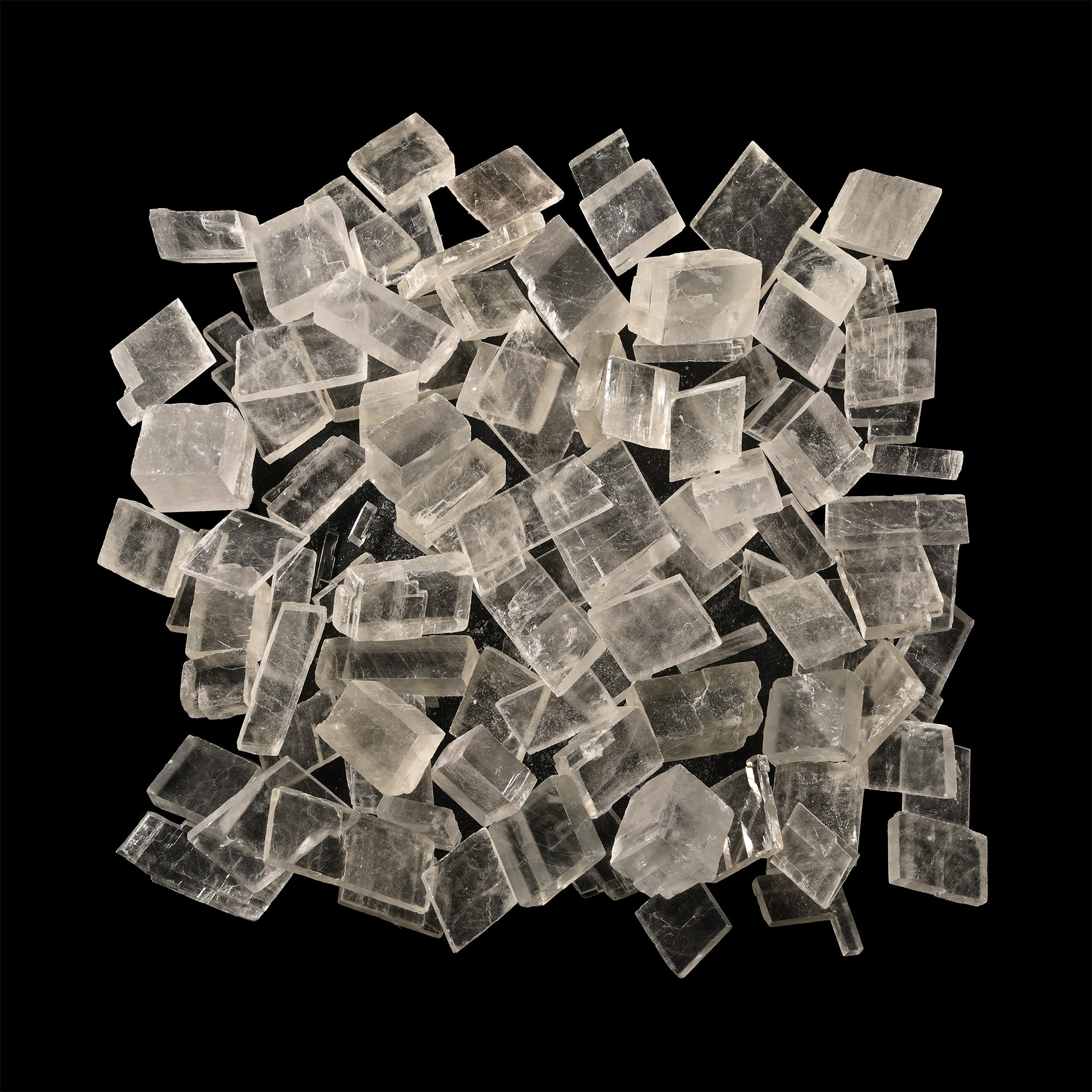 Iceland Spar Mineral Specimen Group [100]