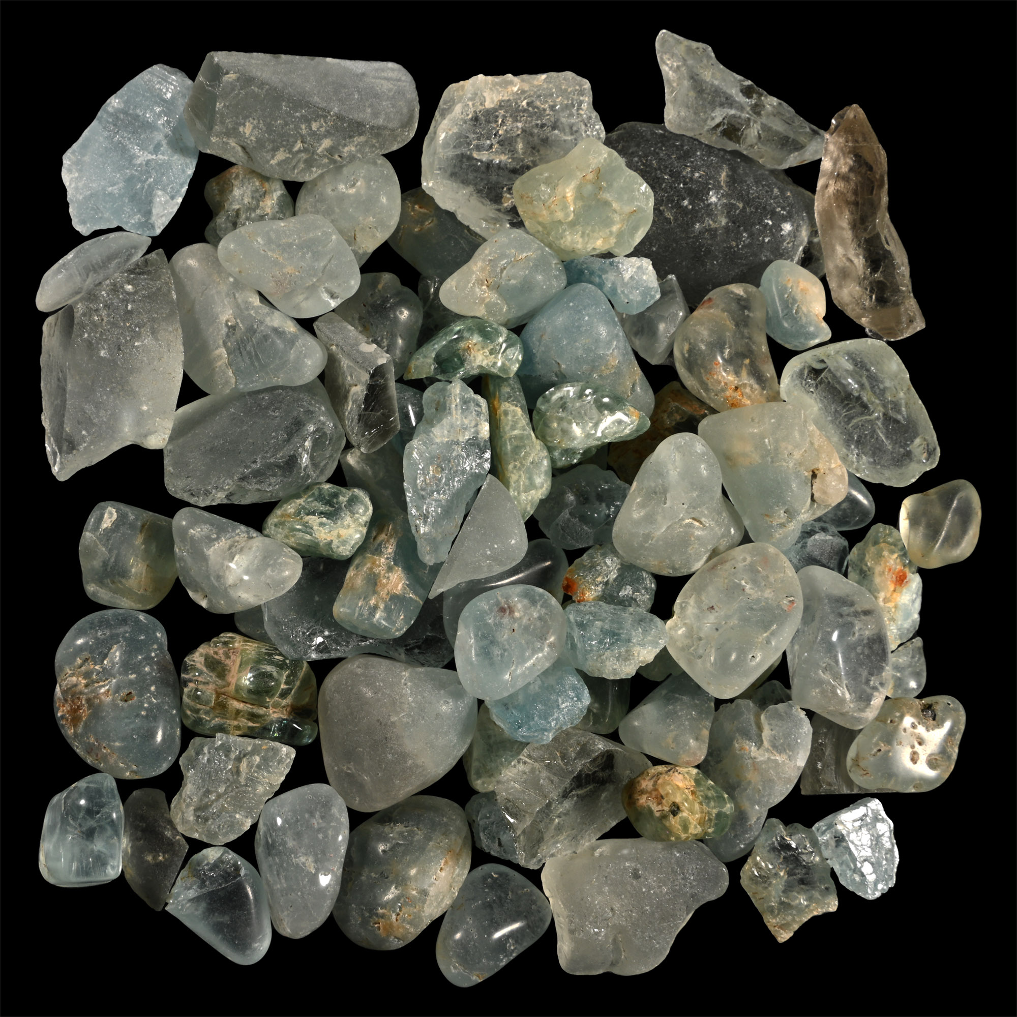 Blue Topaz Crystal Specimen Group [81]