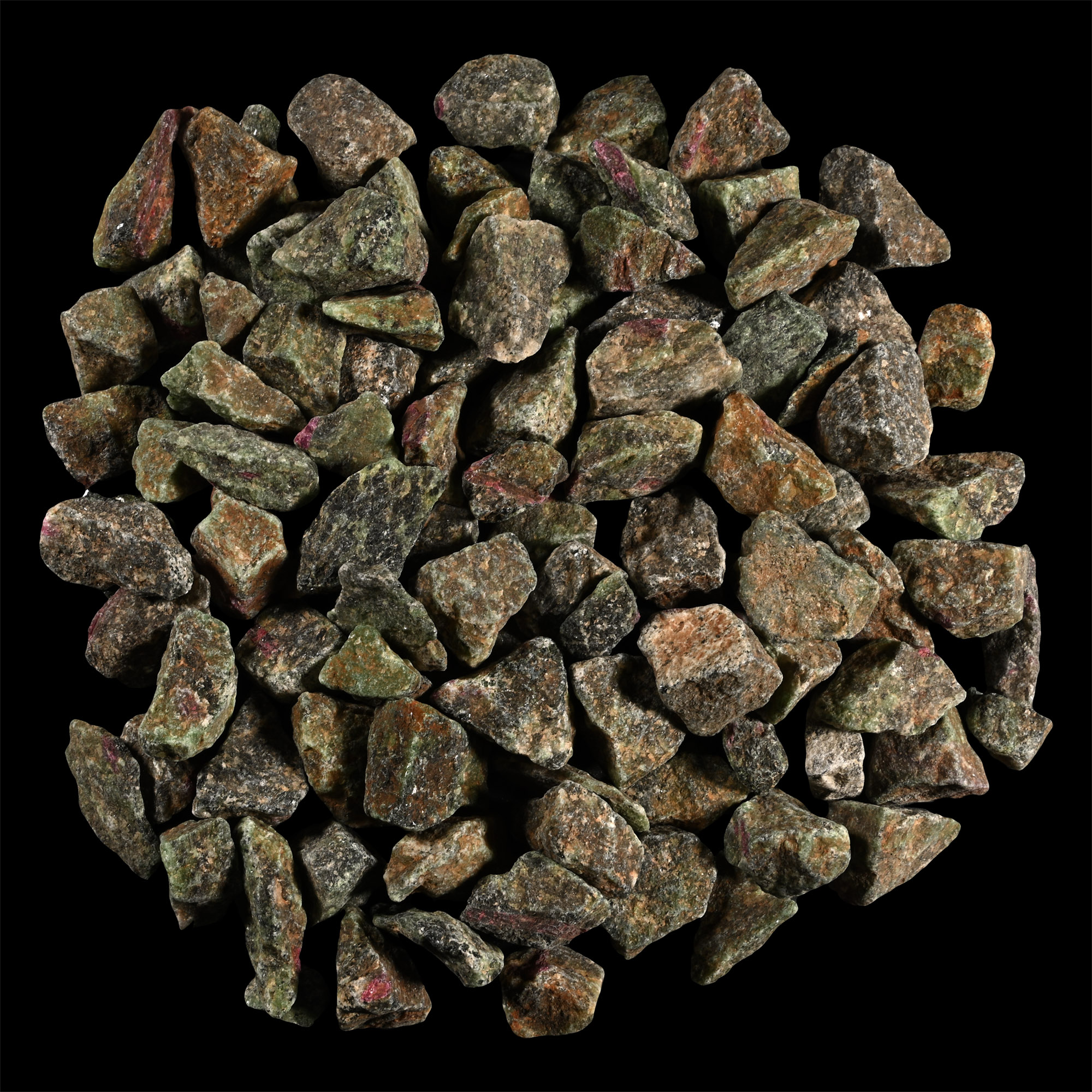 Natural Ruby in Zoisite Mineral Specimen Group [50]